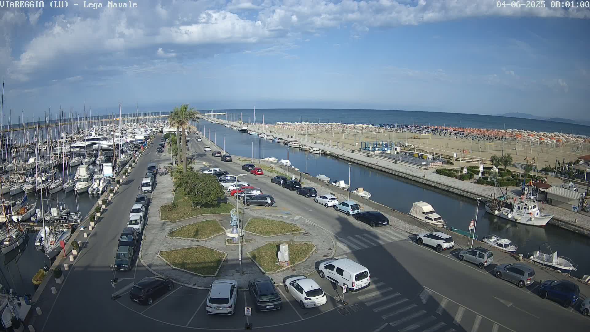 Viareggio, Naval League Coast Live Cam - Tuscany, Italy