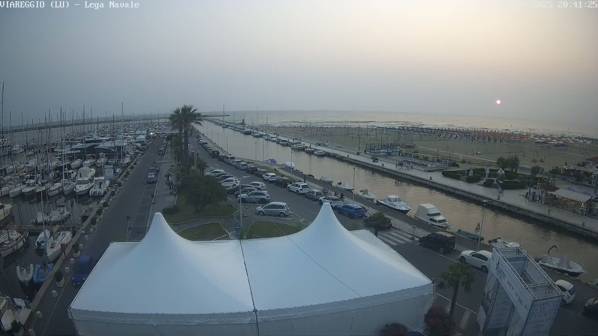 Viareggio, Naval League Coast Live Cam - Tuscany, Italy