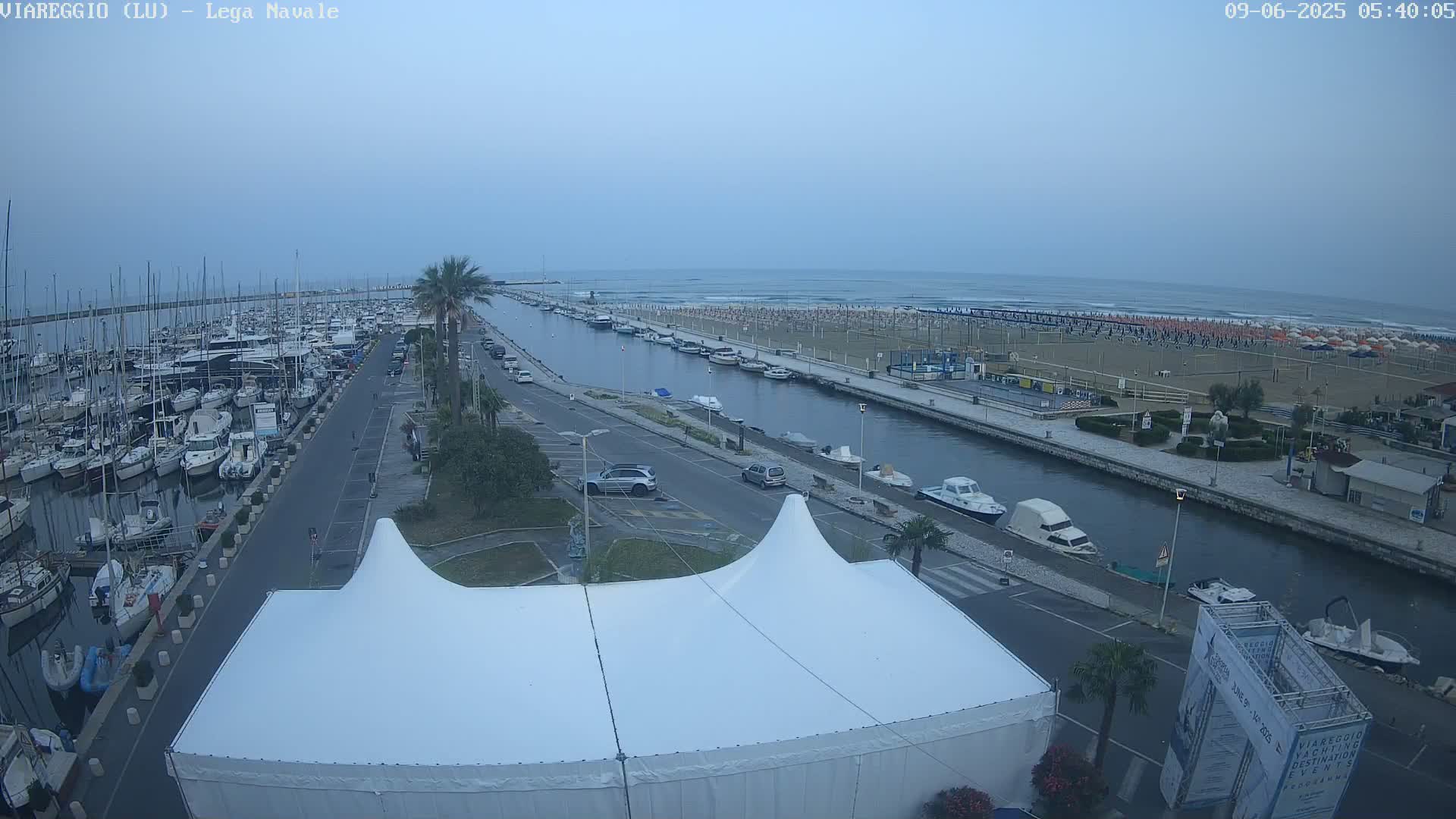 Viareggio, Naval League Coast Live Cam - Tuscany, Italy