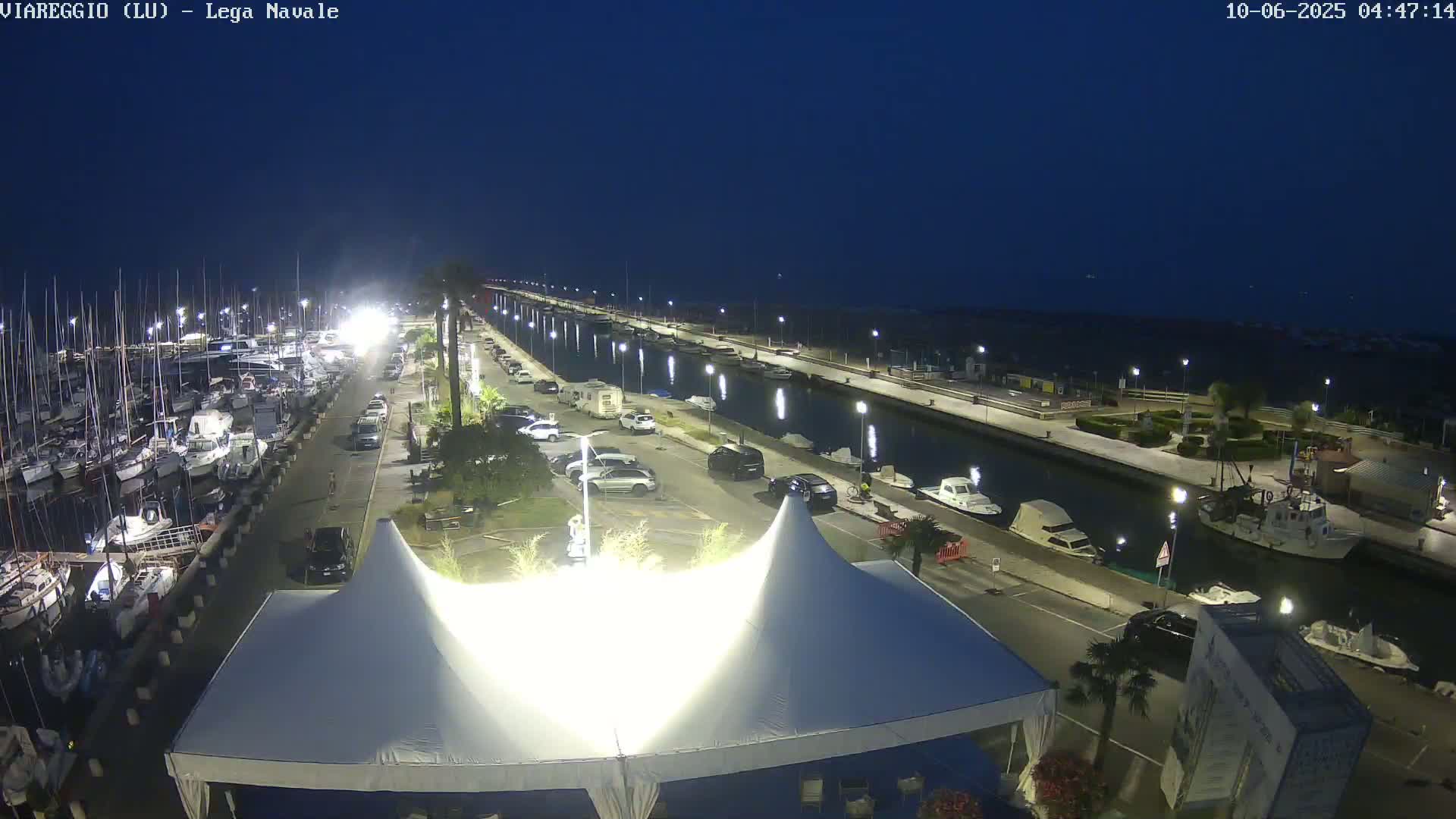 Viareggio, Naval League Coast Live Cam - Tuscany, Italy