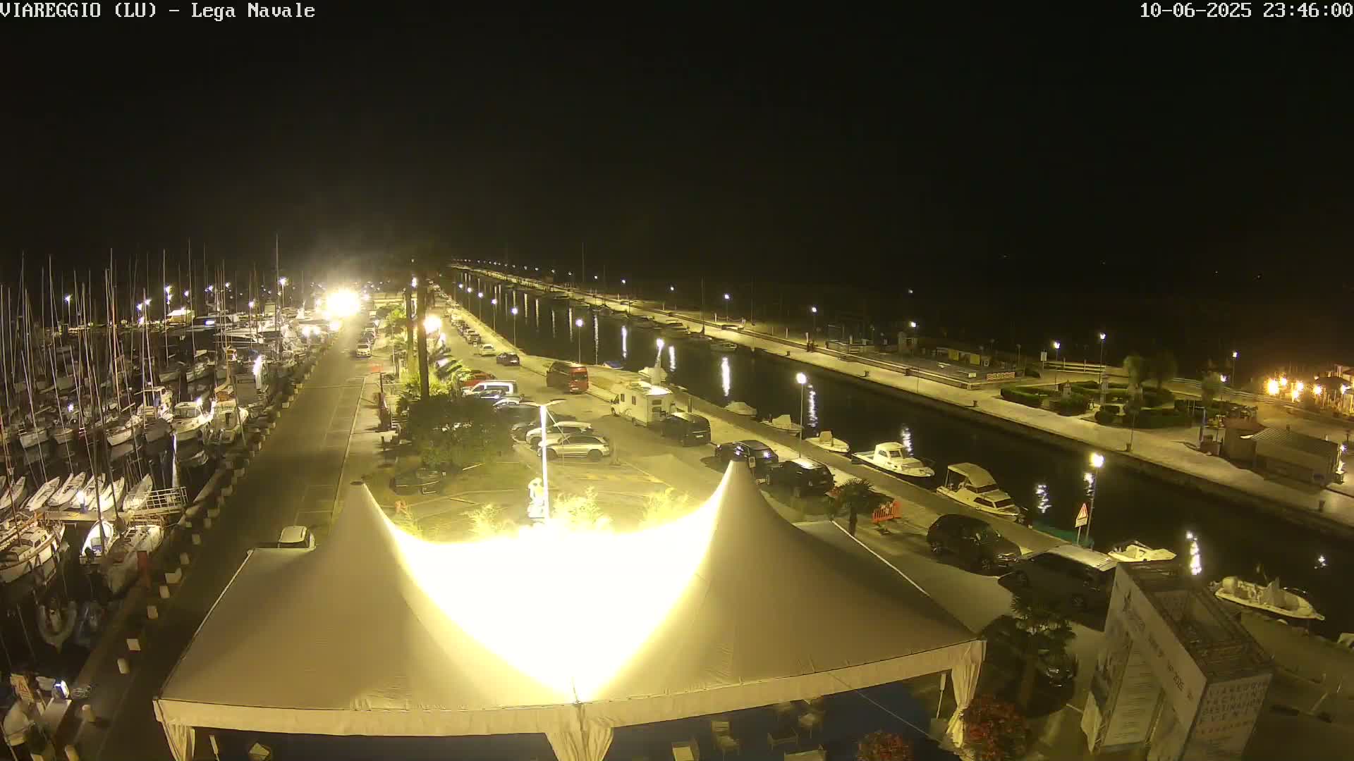 Viareggio, Naval League Coast Live Cam - Tuscany, Italy