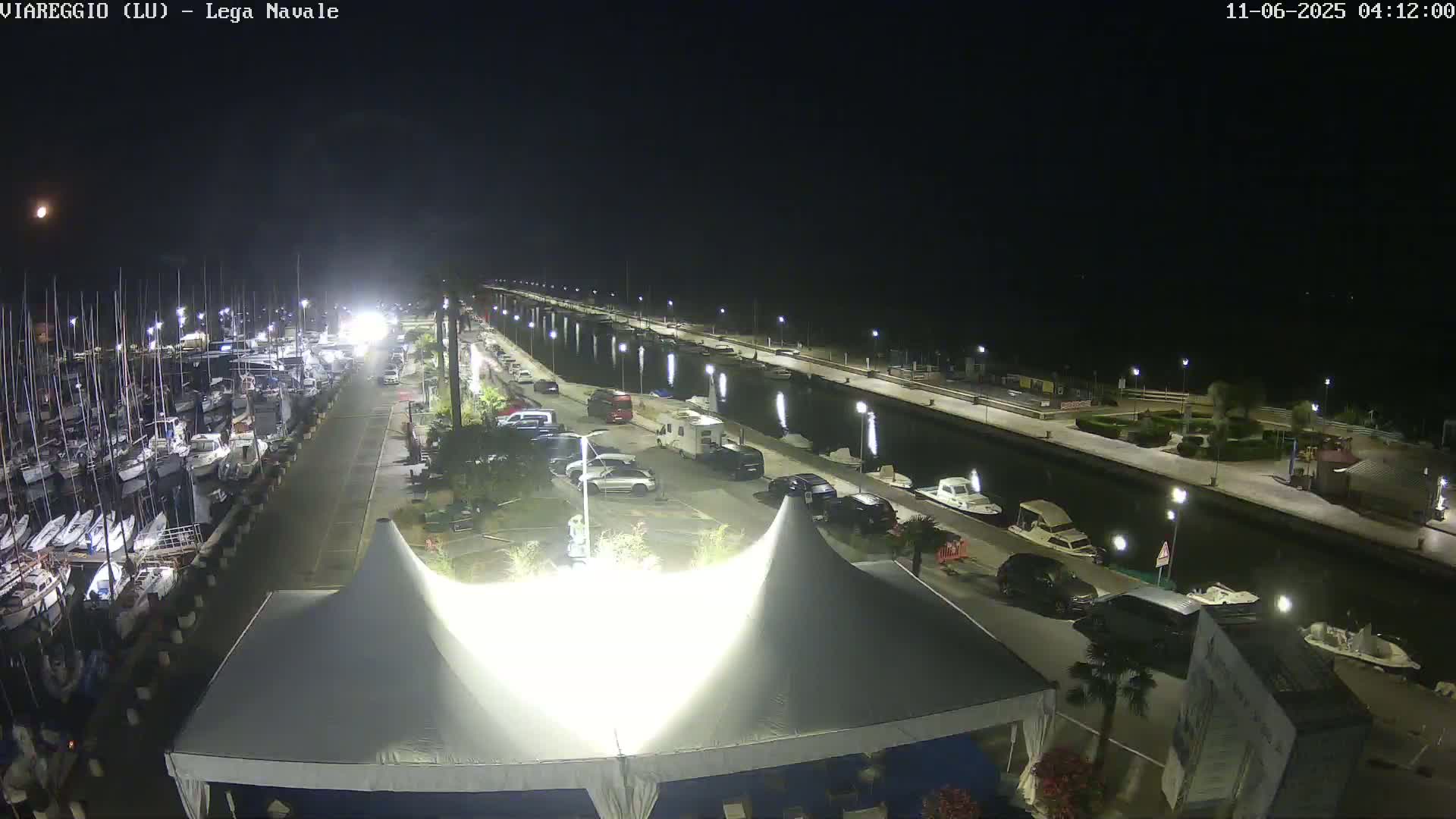 Viareggio, Naval League Coast Live Cam - Tuscany, Italy