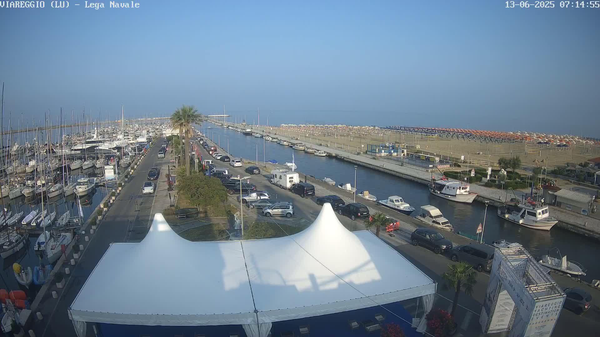 Viareggio, Naval League Coast Live Cam - Tuscany, Italy