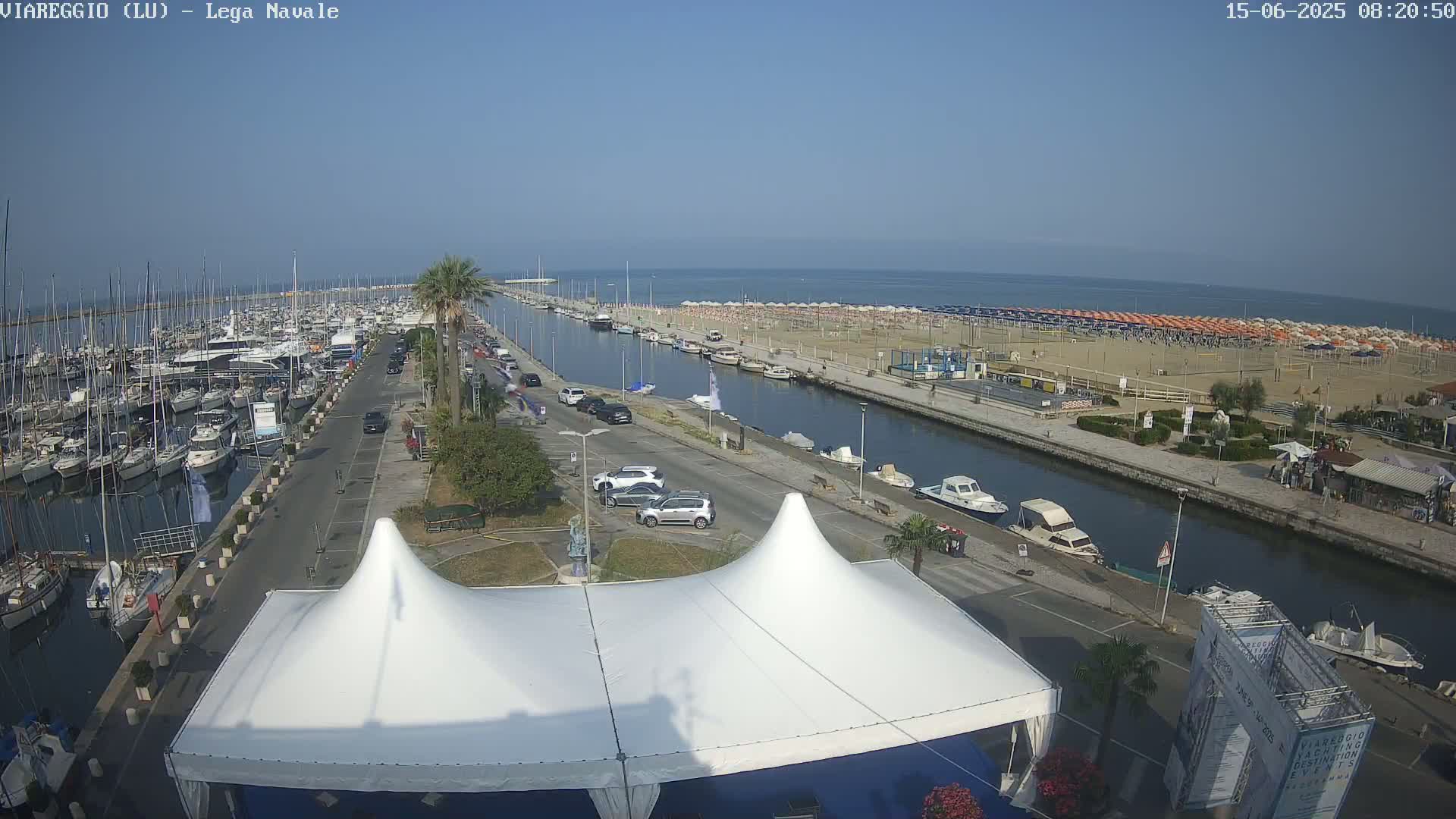 Viareggio, Naval League Coast Live Cam - Tuscany, Italy