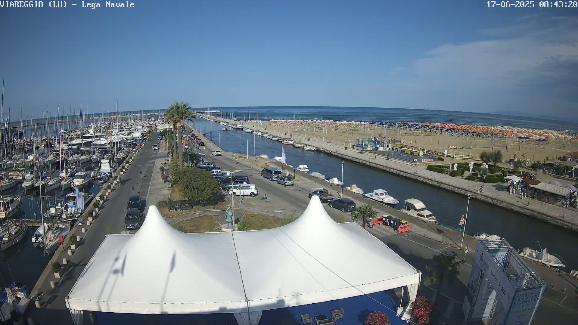 Viareggio, Naval League Coast Live Cam - Tuscany, Italy
