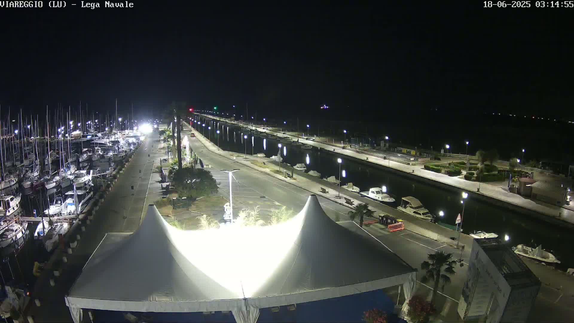 Viareggio, Naval League Coast Live Cam - Tuscany, Italy
