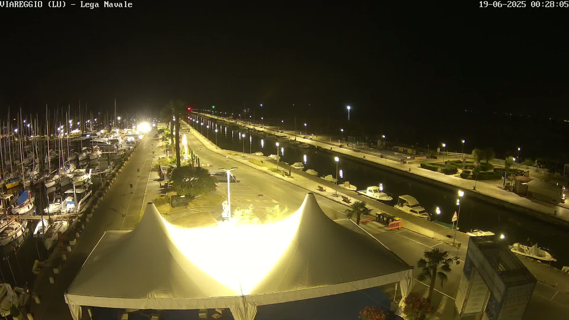 Viareggio, Naval League Coast Live Cam - Tuscany, Italy