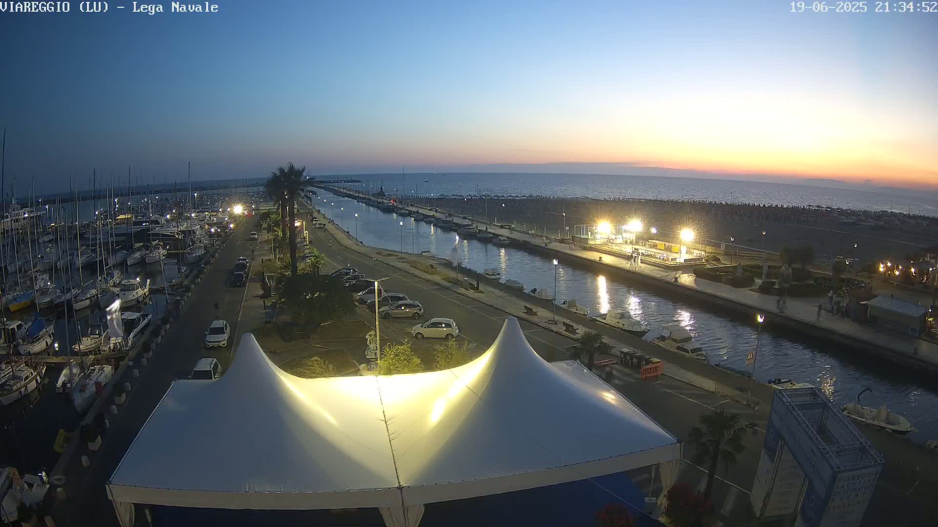 Viareggio, Naval League Coast Live Cam - Tuscany, Italy