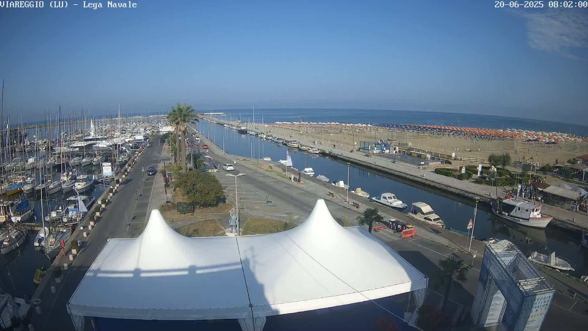 Viareggio, Naval League Coast Live Cam - Tuscany, Italy
