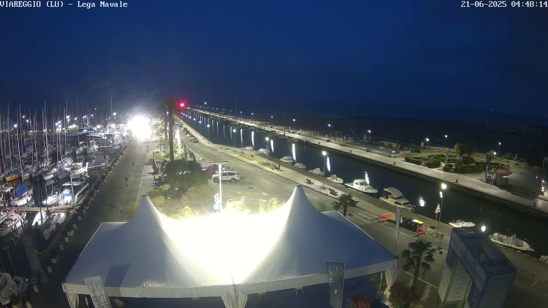Viareggio, Naval League Coast Live Cam - Tuscany, Italy