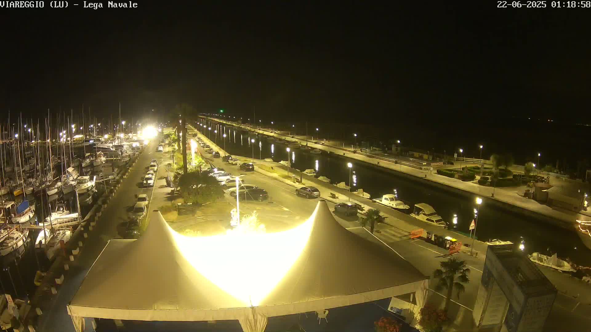 Viareggio, Naval League Coast Live Cam - Tuscany, Italy