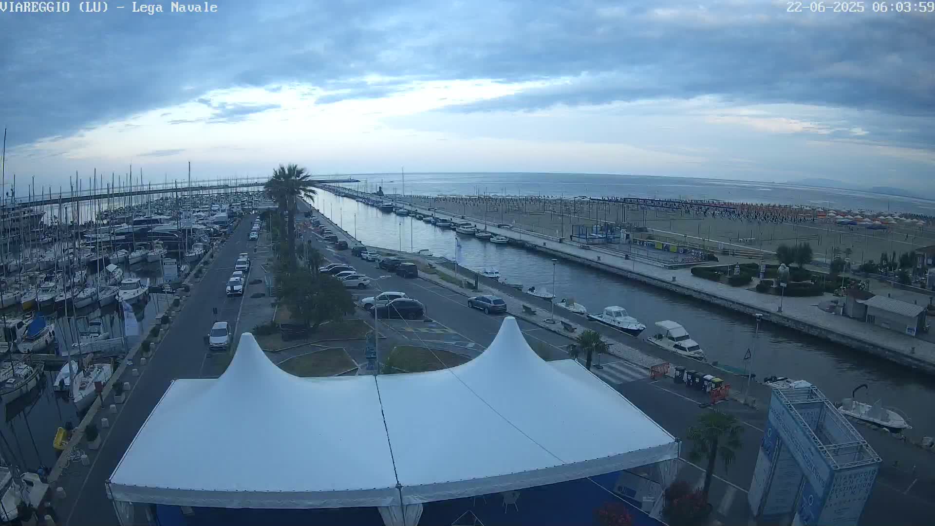 Viareggio, Naval League Coast Live Cam - Tuscany, Italy