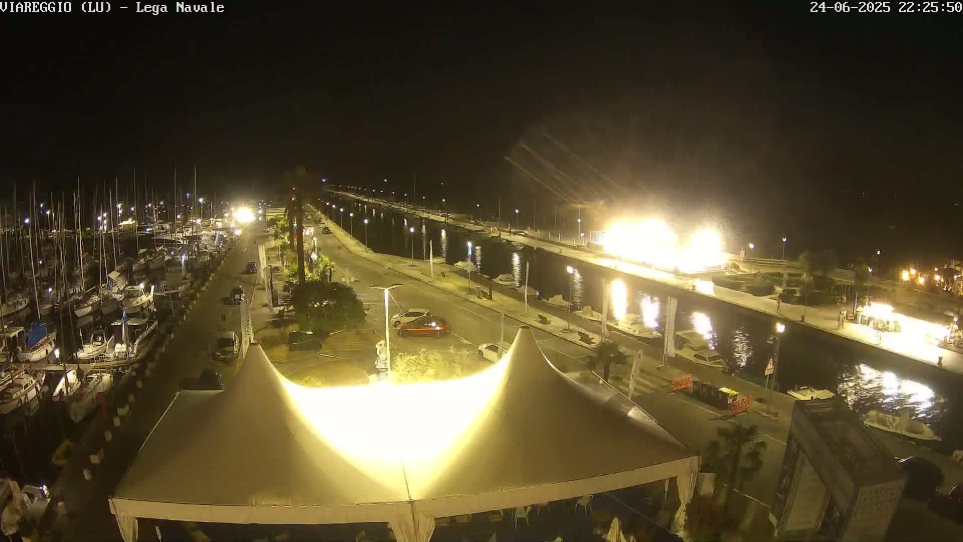 Viareggio, Naval League Coast Live Cam - Tuscany, Italy