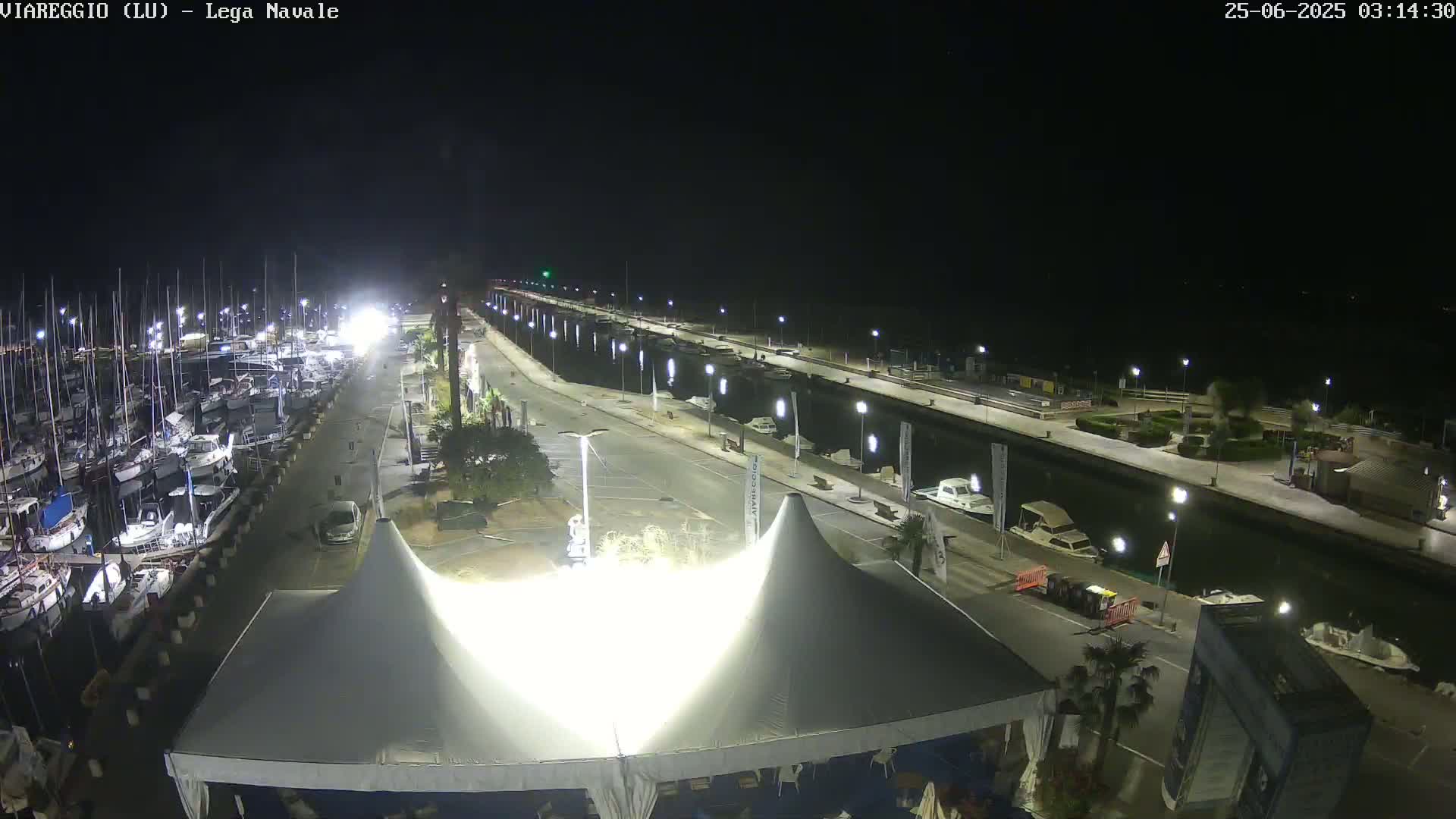 Viareggio, Naval League Coast Live Cam - Tuscany, Italy