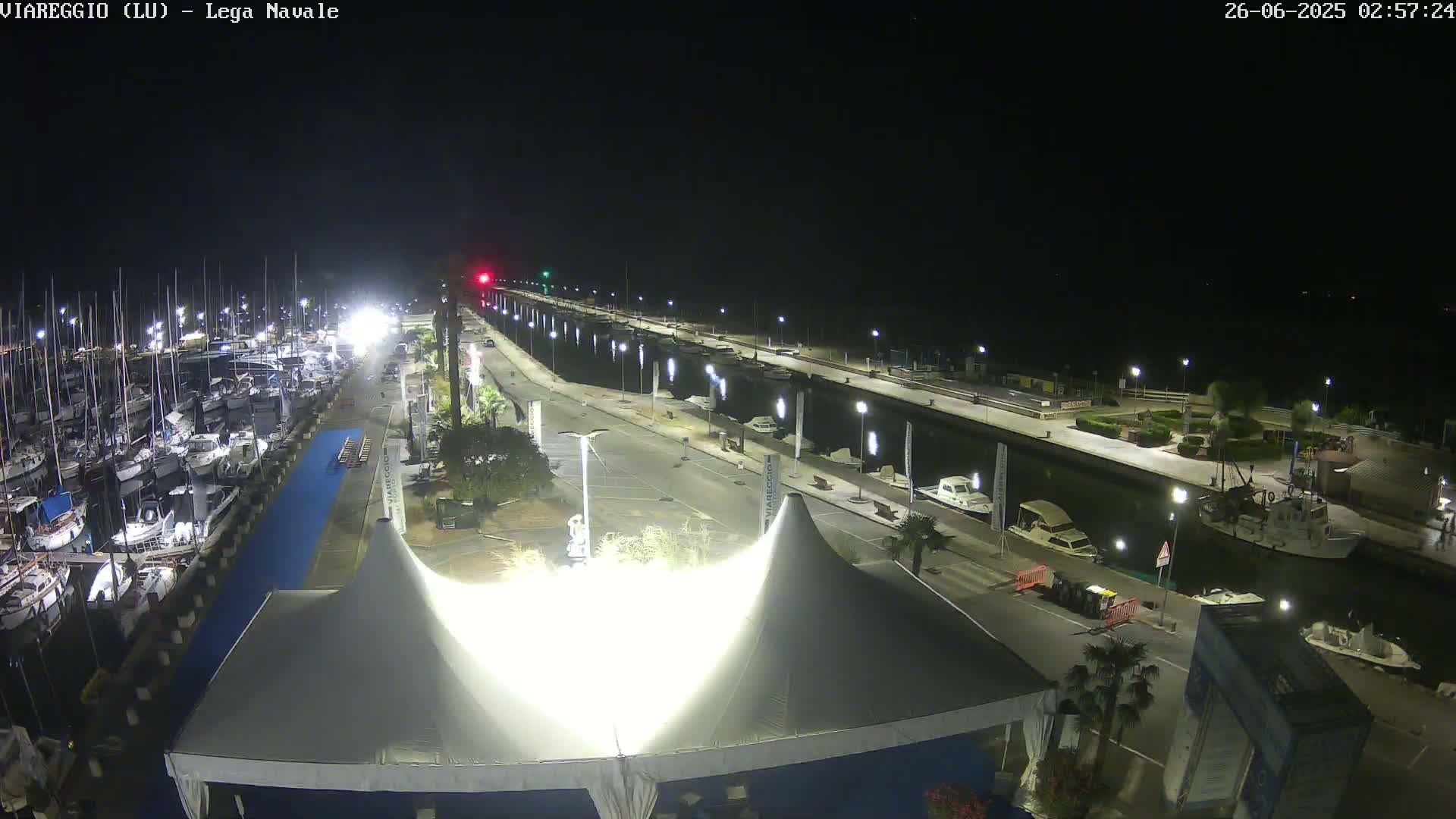 Viareggio, Naval League Coast Live Cam - Tuscany, Italy