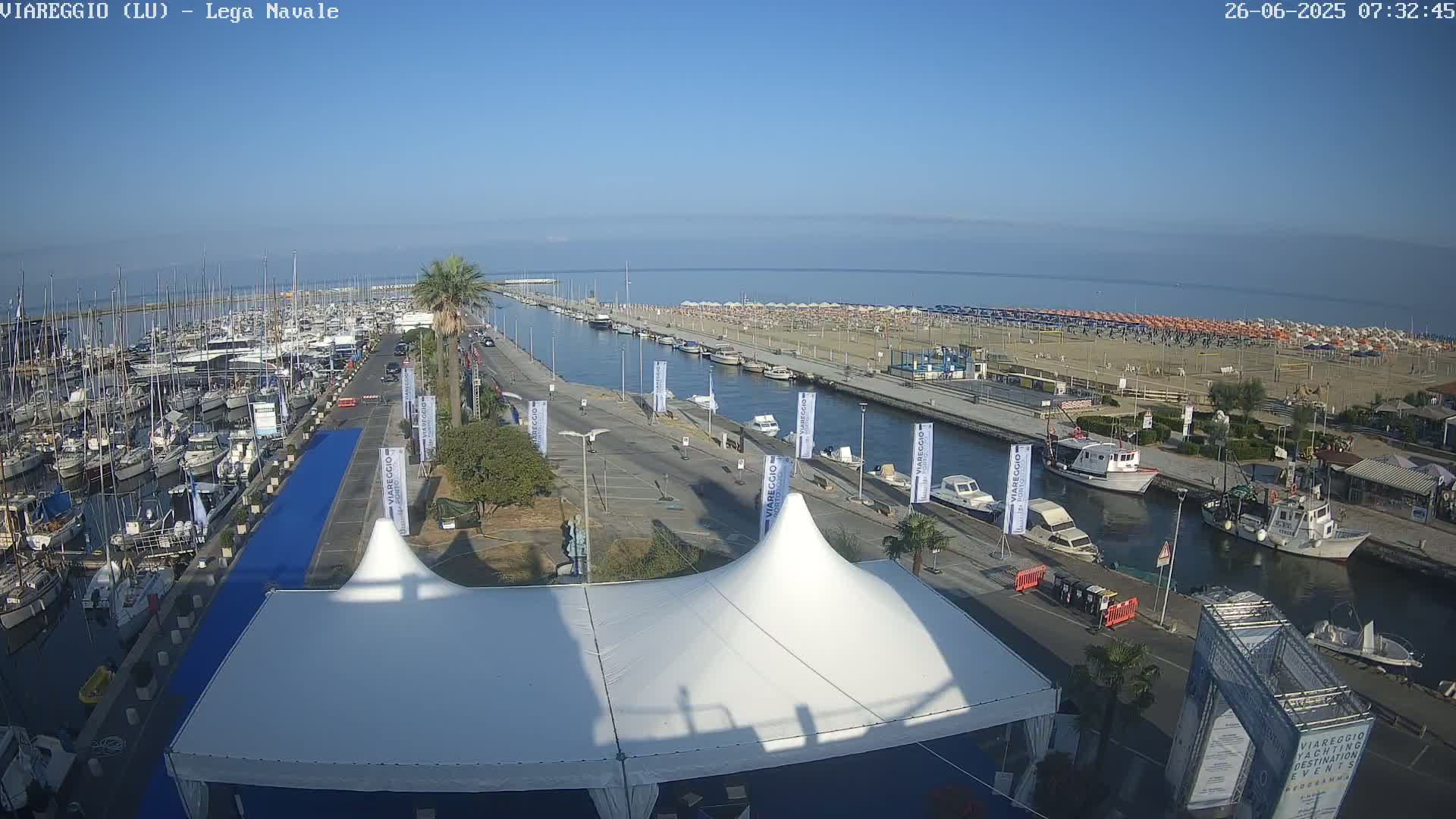Viareggio, Naval League Coast Live Cam - Tuscany, Italy