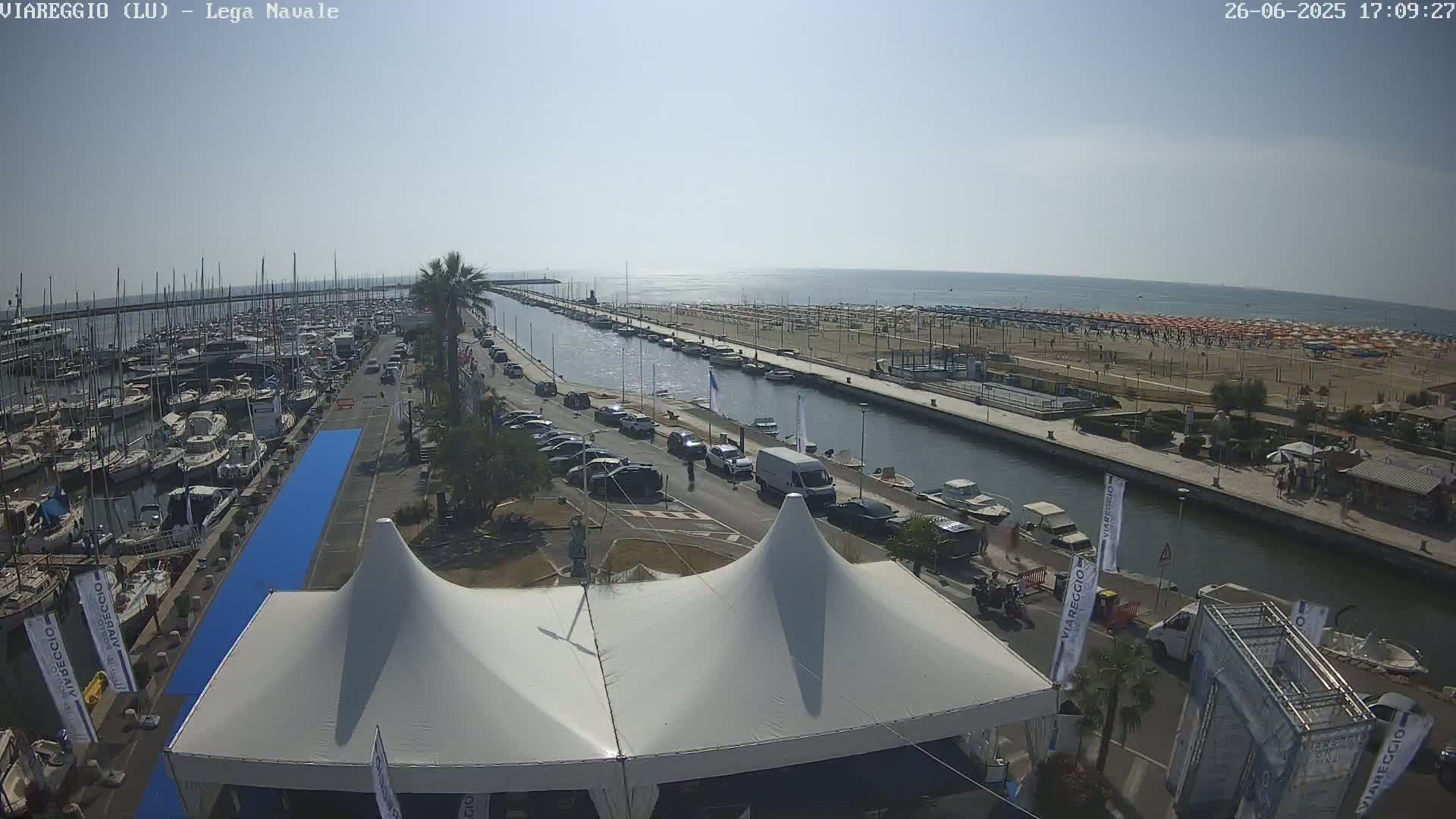 Viareggio, Naval League Coast Live Cam - Tuscany, Italy