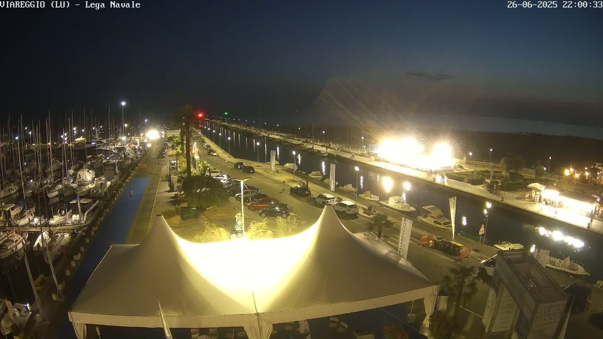 Viareggio, Naval League Coast Live Cam - Tuscany, Italy
