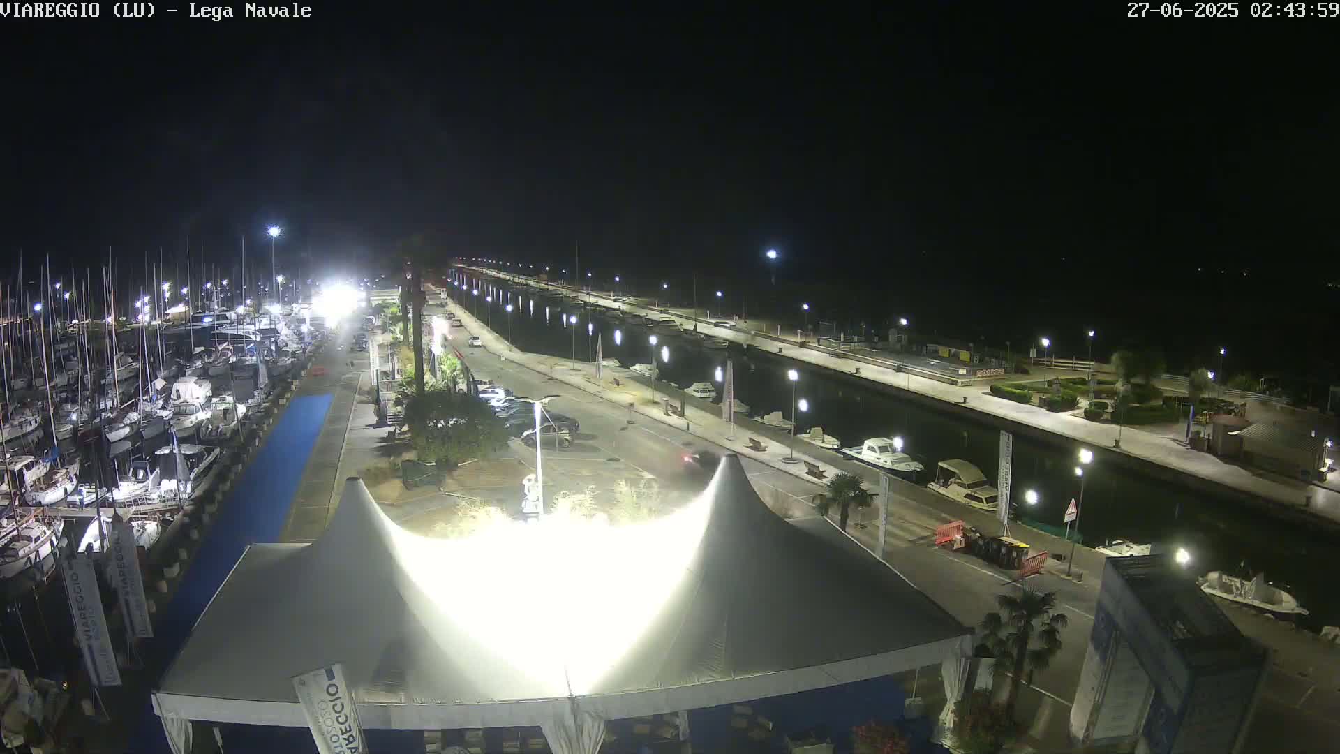 Viareggio, Naval League Coast Live Cam - Tuscany, Italy