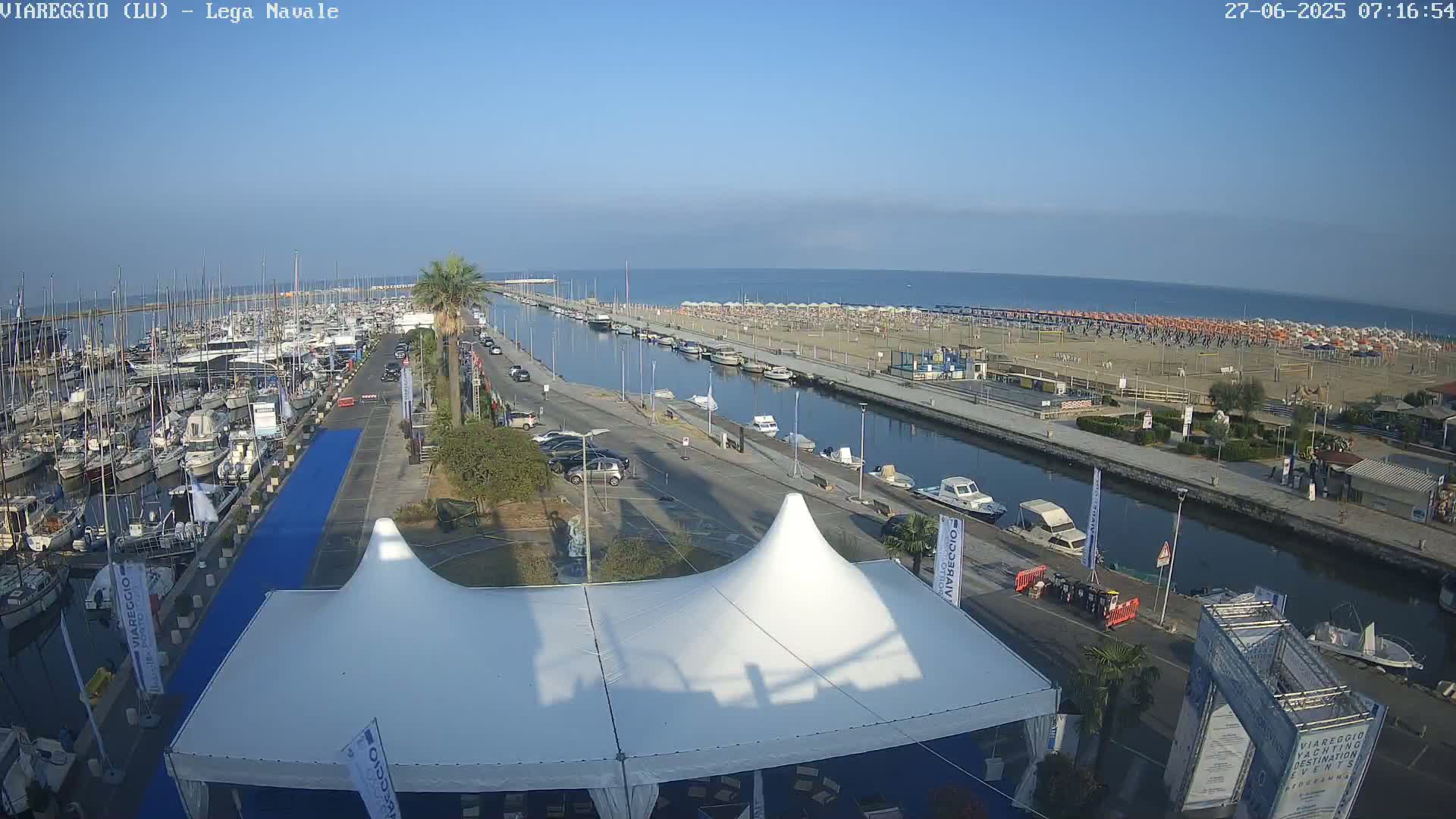 Viareggio, Naval League Coast Live Cam - Tuscany, Italy