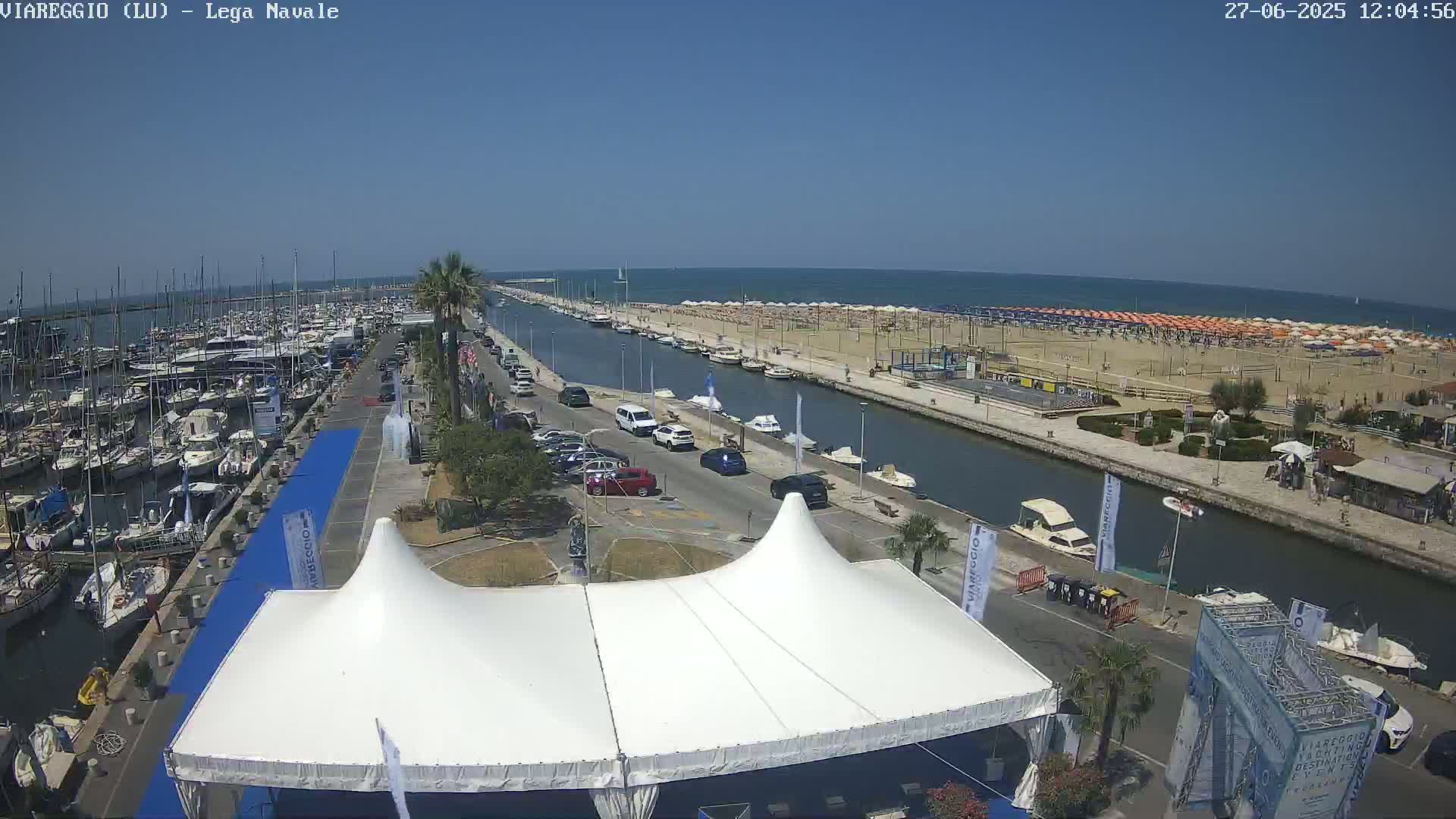 Viareggio, Naval League Coast Live Cam - Tuscany, Italy