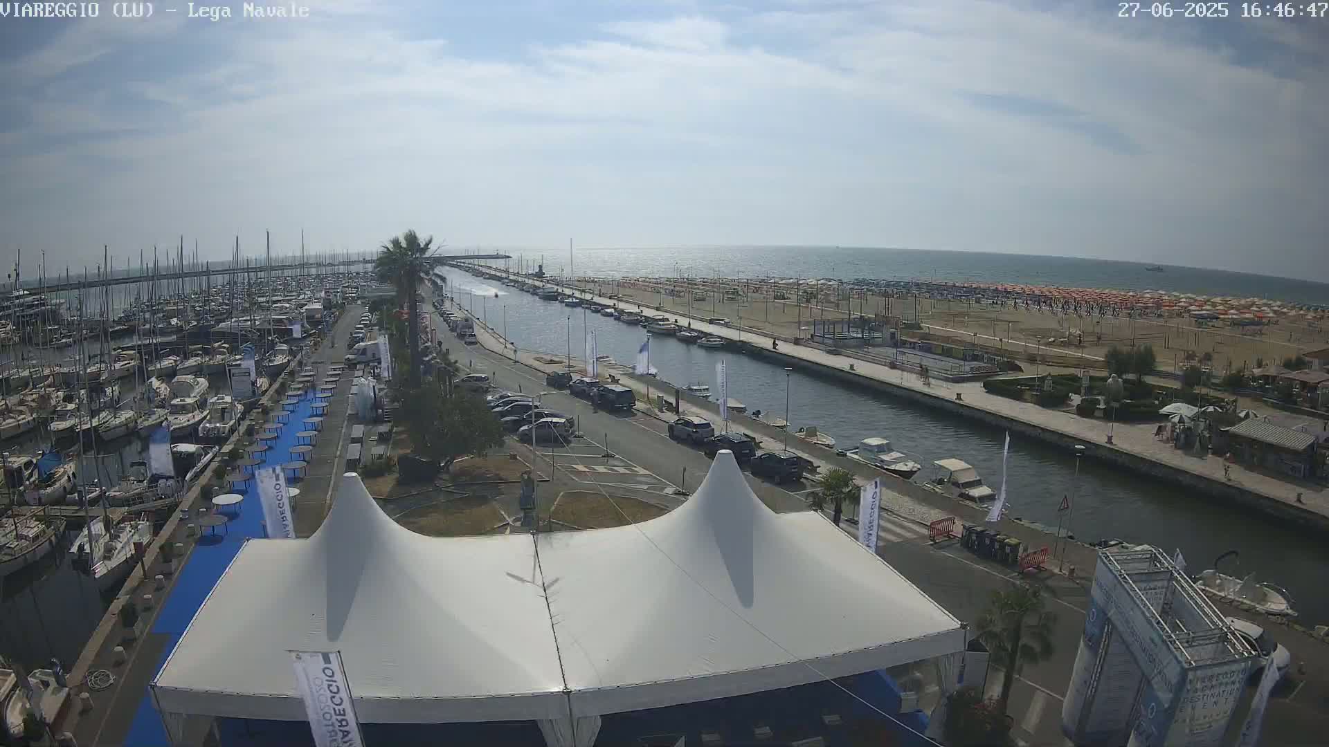 Viareggio, Naval League Coast Live Cam - Tuscany, Italy