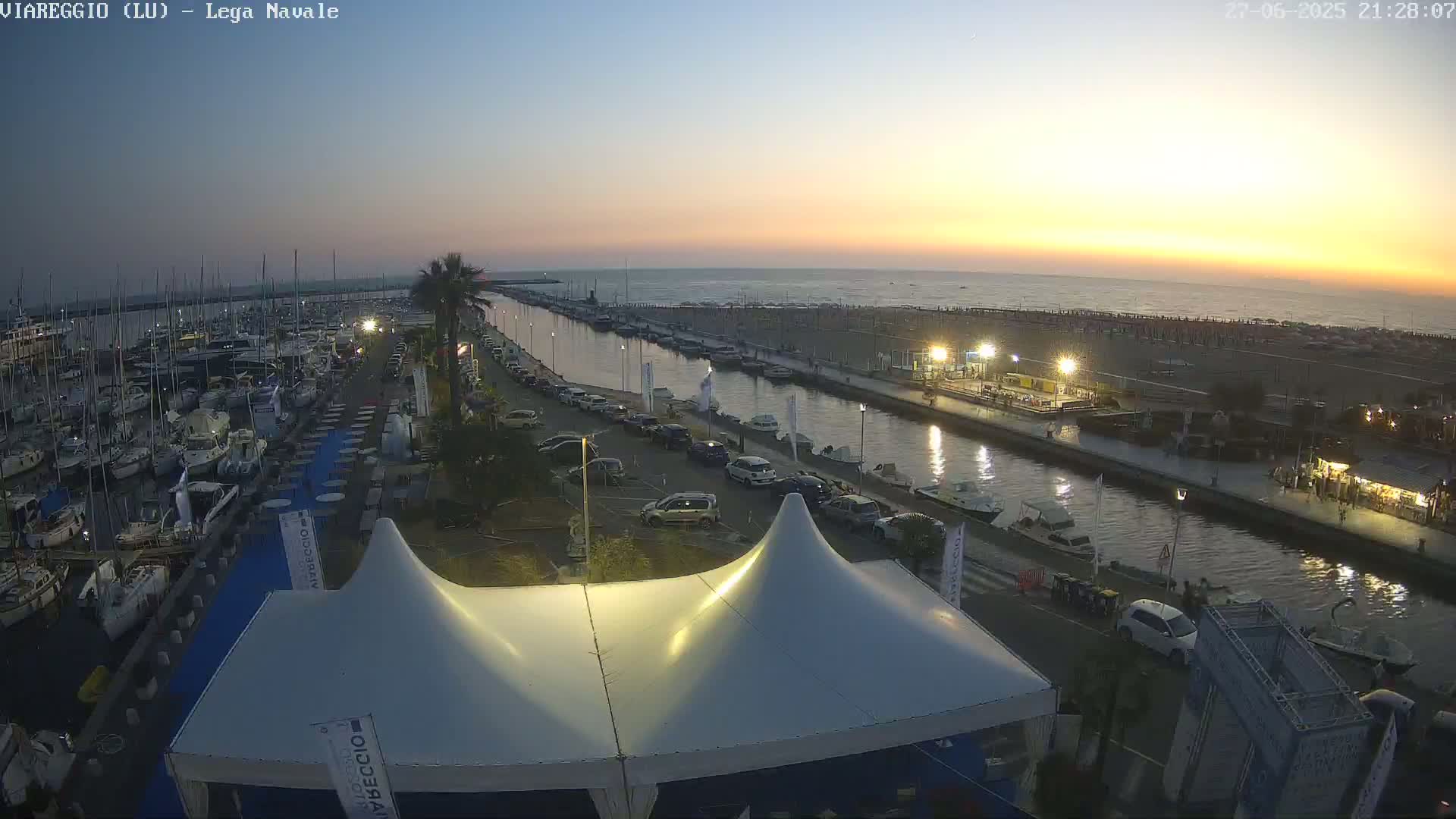 Viareggio, Naval League Coast Live Cam - Tuscany, Italy