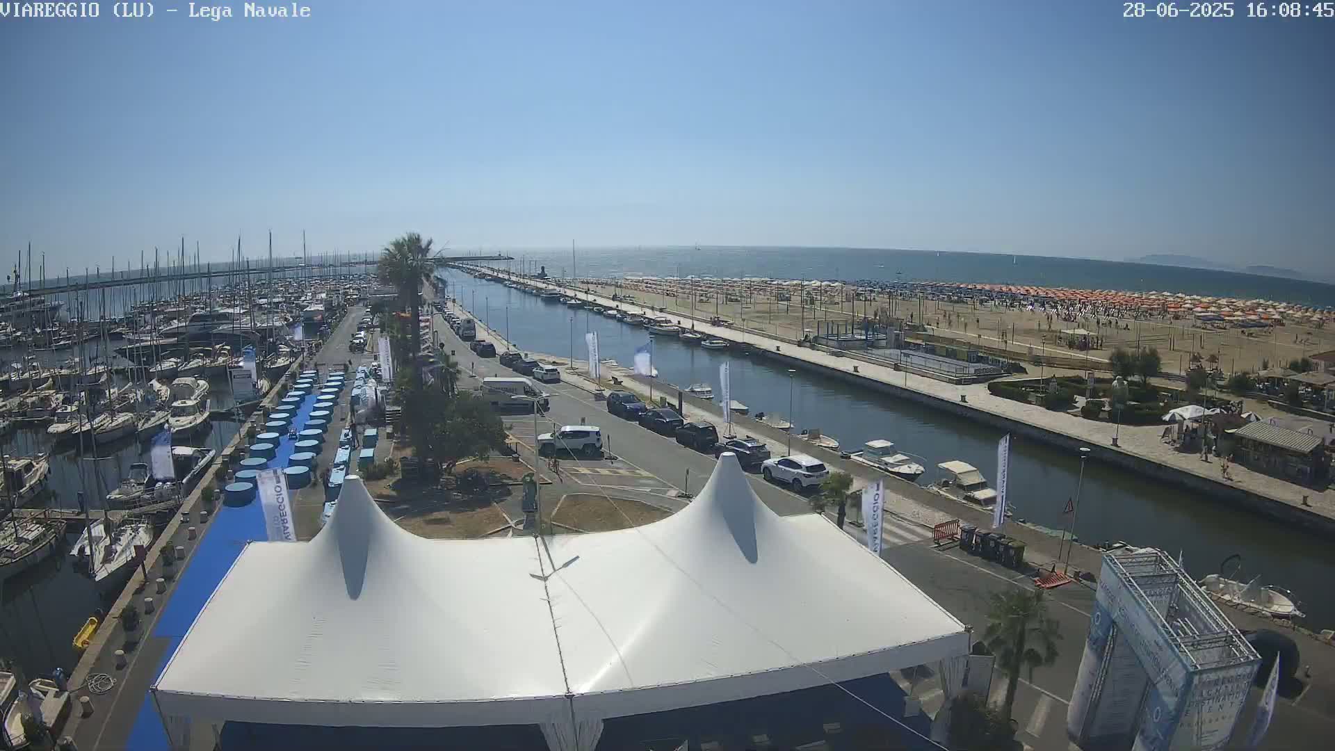 Viareggio, Naval League Coast Live Cam - Tuscany, Italy