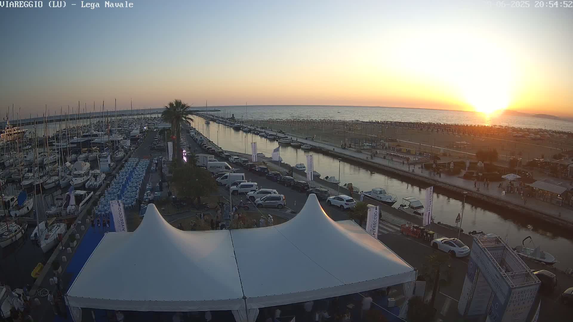 Viareggio, Naval League Coast Live Cam - Tuscany, Italy