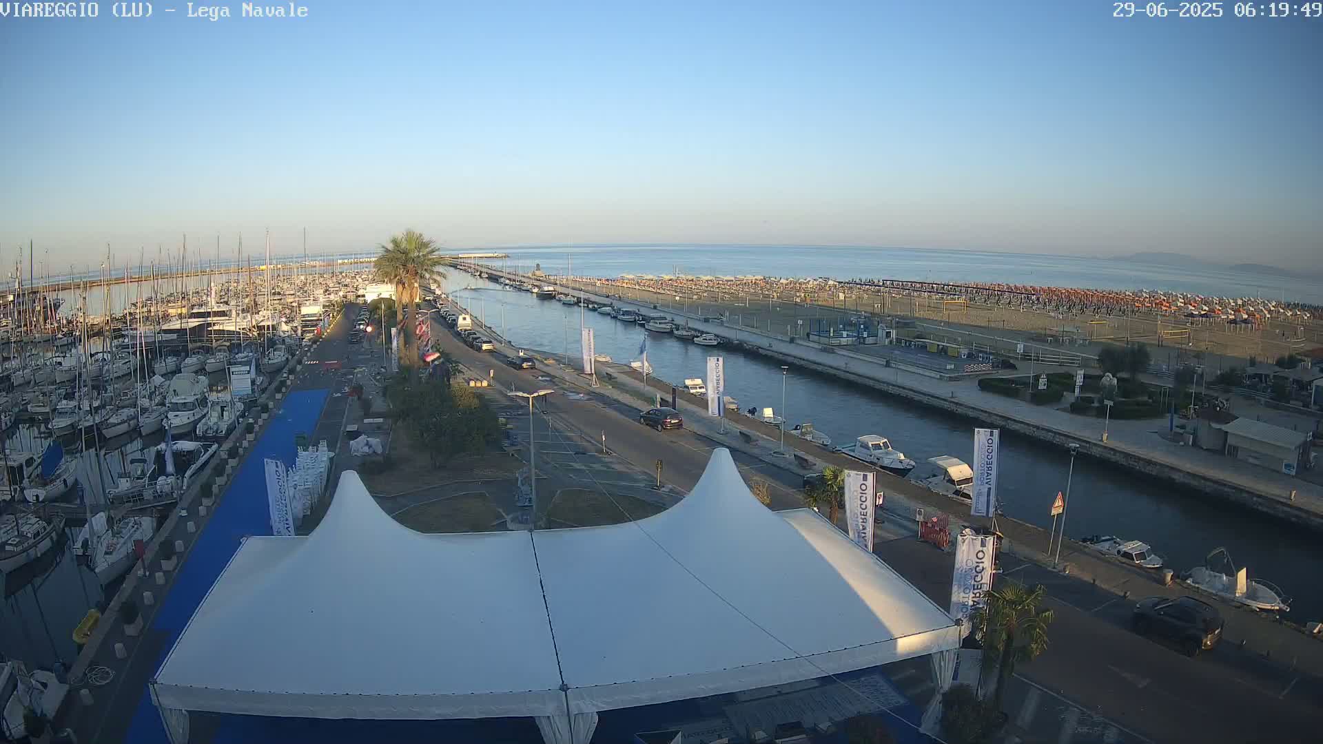 Viareggio, Naval League Coast Live Cam - Tuscany, Italy