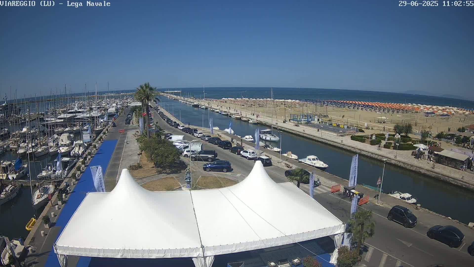 Viareggio, Naval League Coast Live Cam - Tuscany, Italy