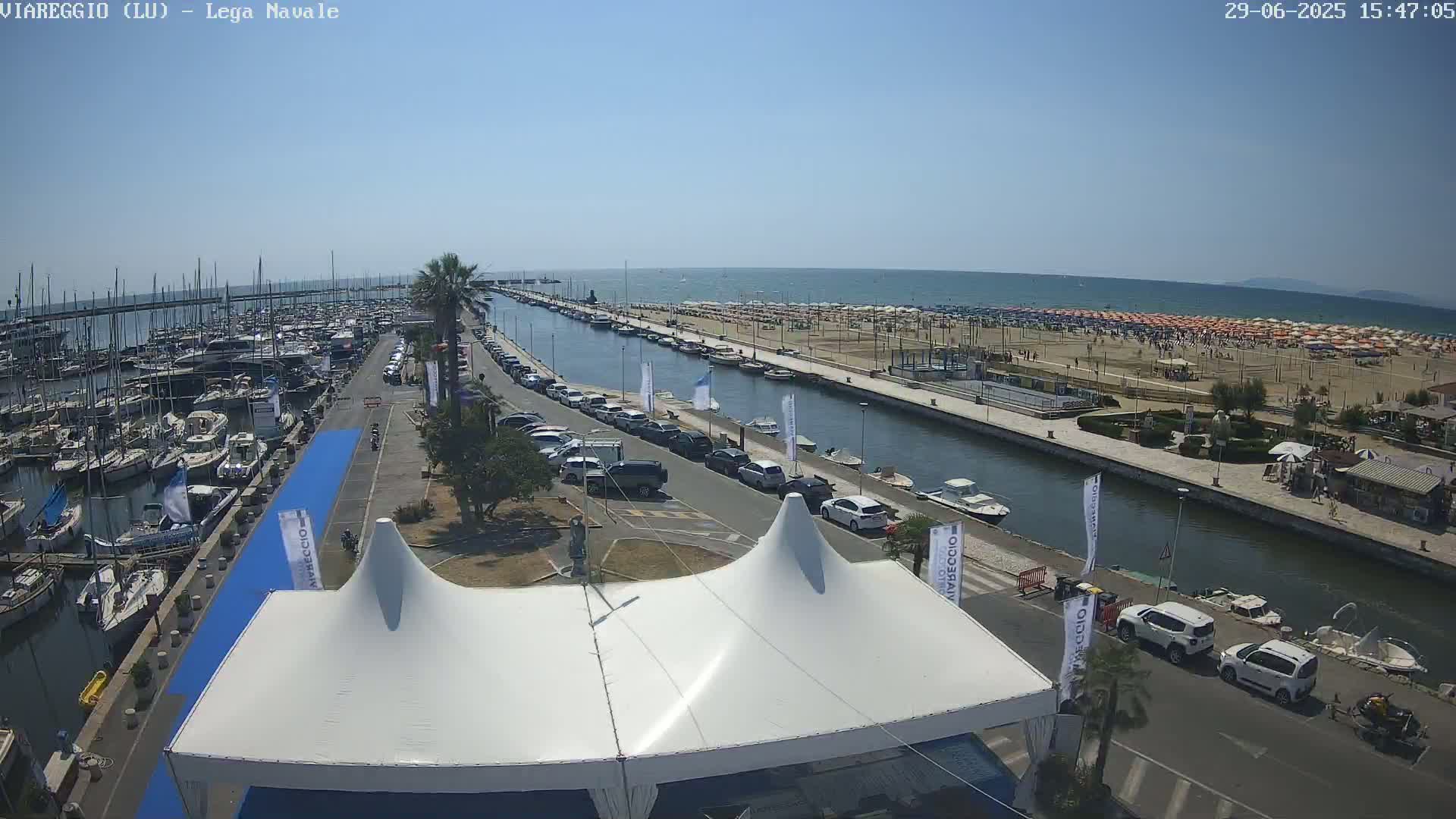 Viareggio, Naval League Coast Live Cam - Tuscany, Italy