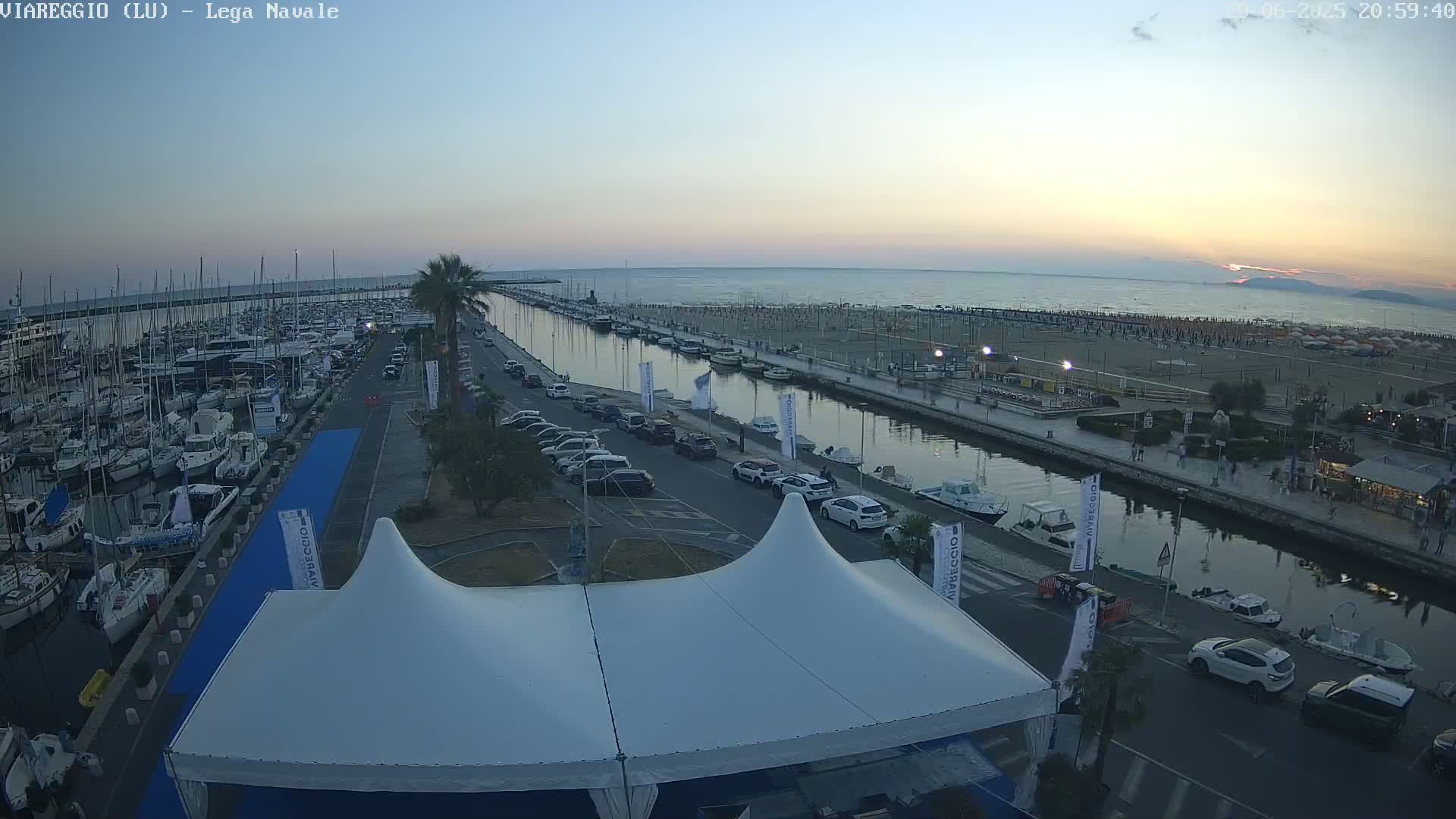Viareggio, Naval League Coast Live Cam - Tuscany, Italy