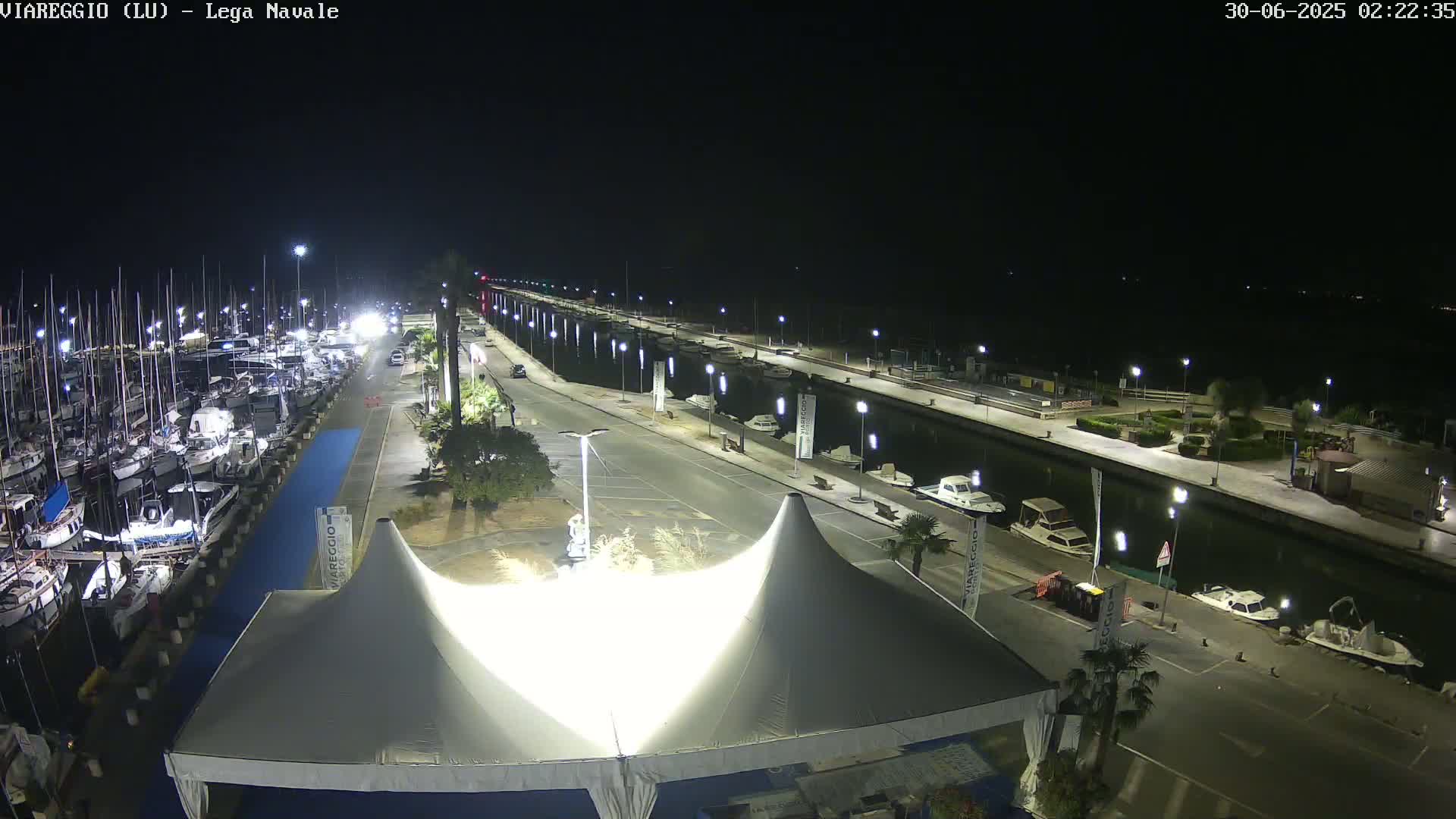 Viareggio, Naval League Coast Live Cam - Tuscany, Italy