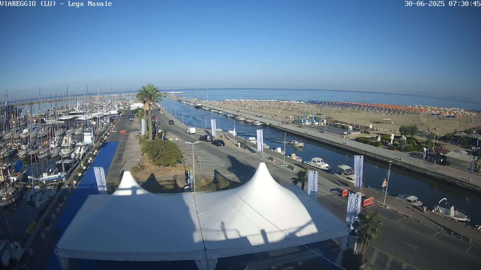 Viareggio, Naval League Coast Live Cam - Tuscany, Italy
