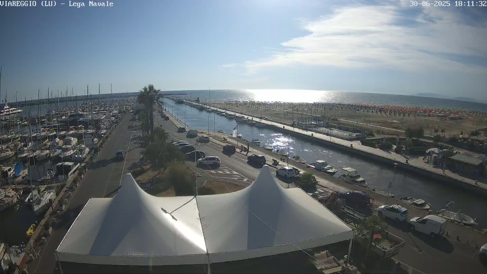 Viareggio, Naval League Coast Live Cam - Tuscany, Italy