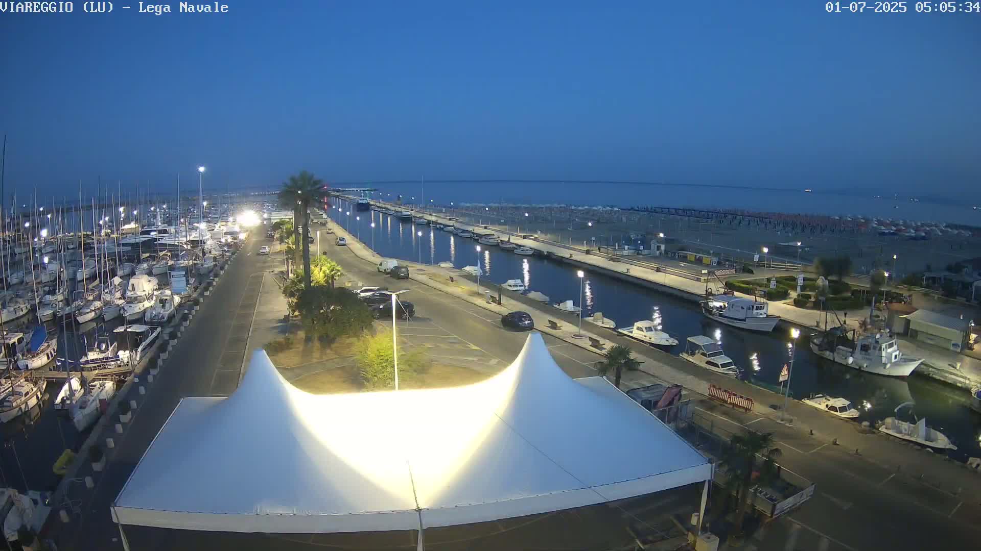 Viareggio, Naval League Coast Live Cam - Tuscany, Italy