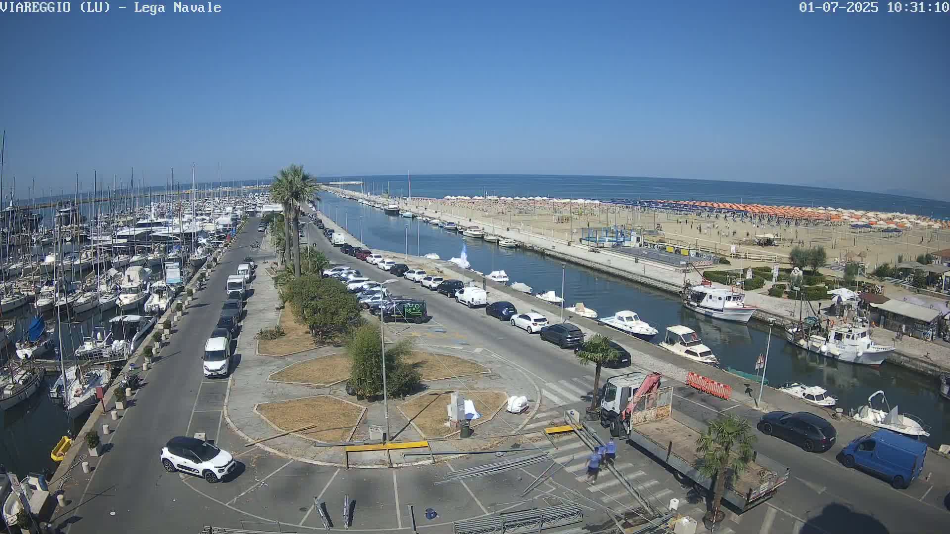 Viareggio, Naval League Coast Live Cam - Tuscany, Italy