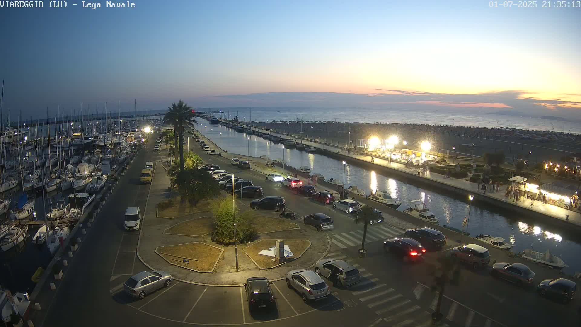 Viareggio, Naval League Coast Live Cam - Tuscany, Italy