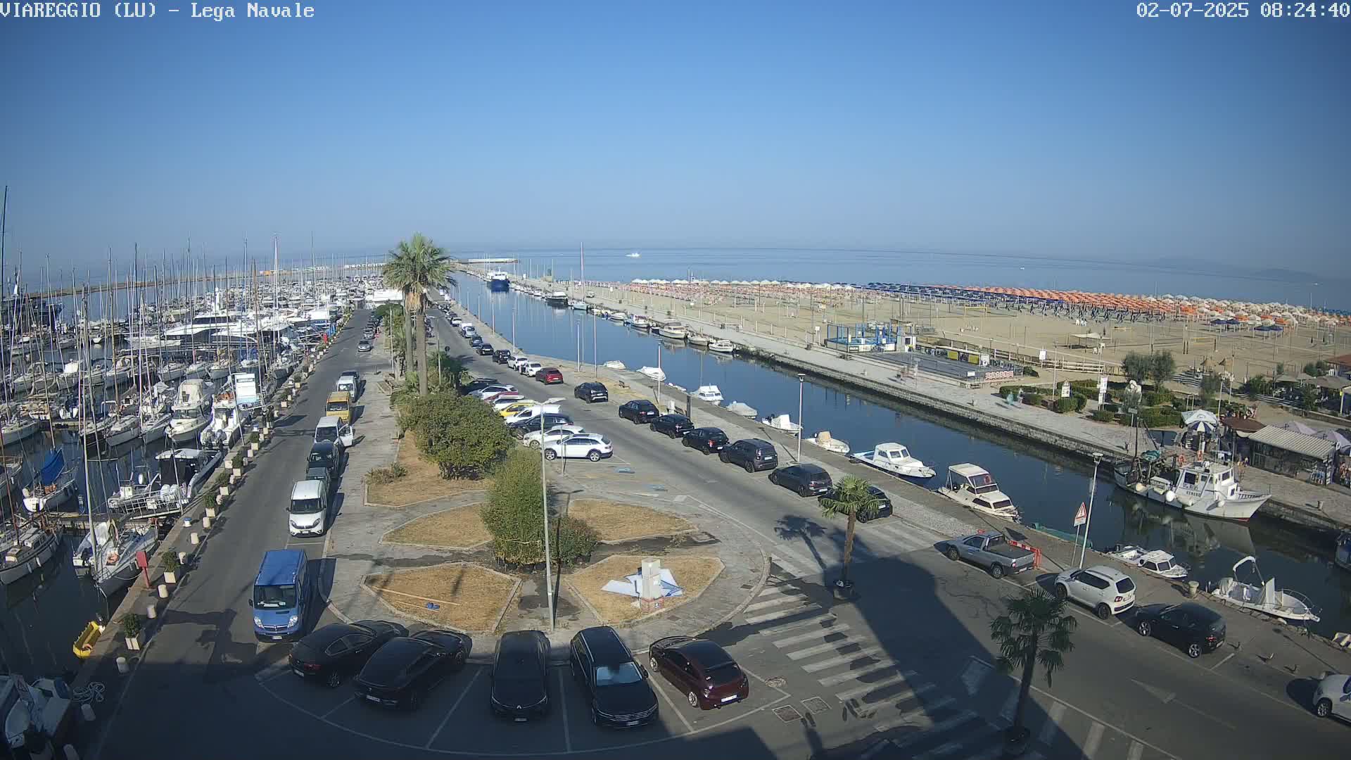 Viareggio, Naval League Coast Live Cam - Tuscany, Italy