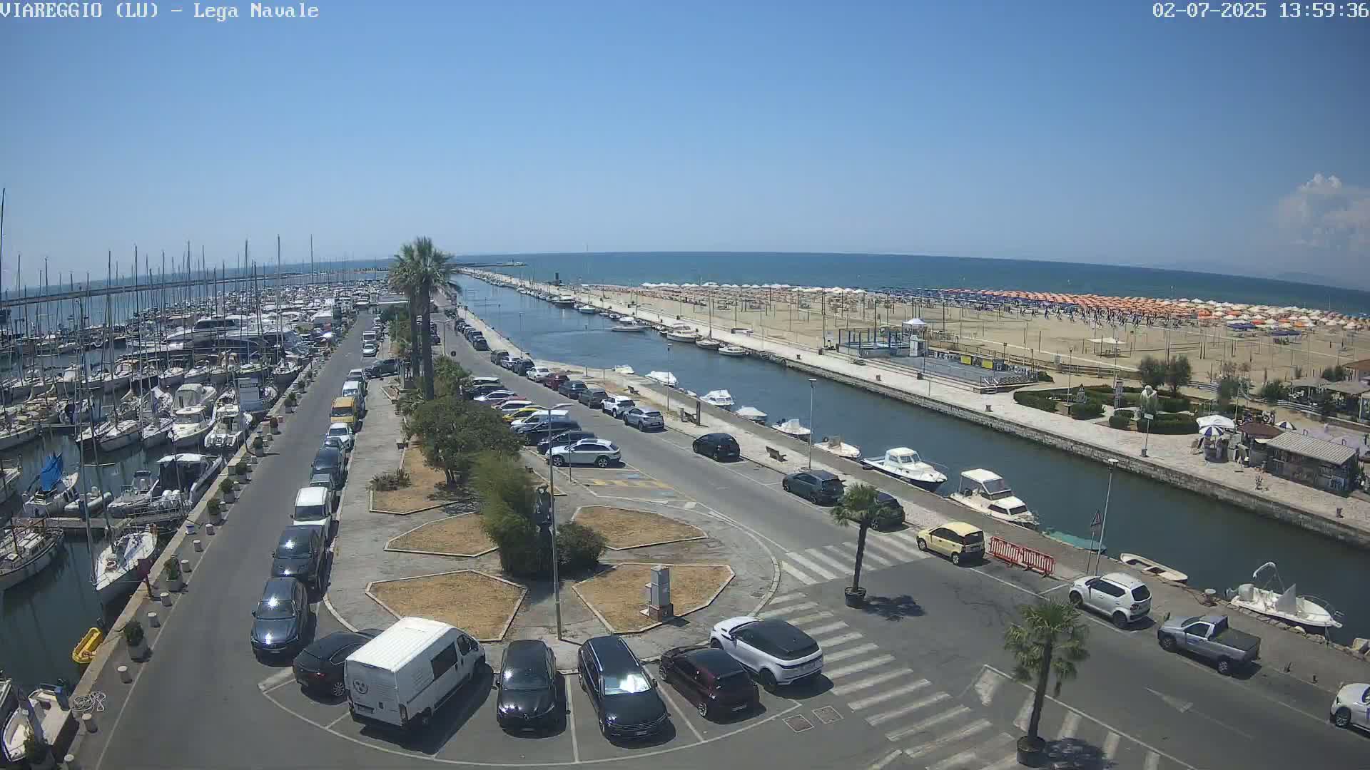 Viareggio, Naval League Coast Live Cam - Tuscany, Italy