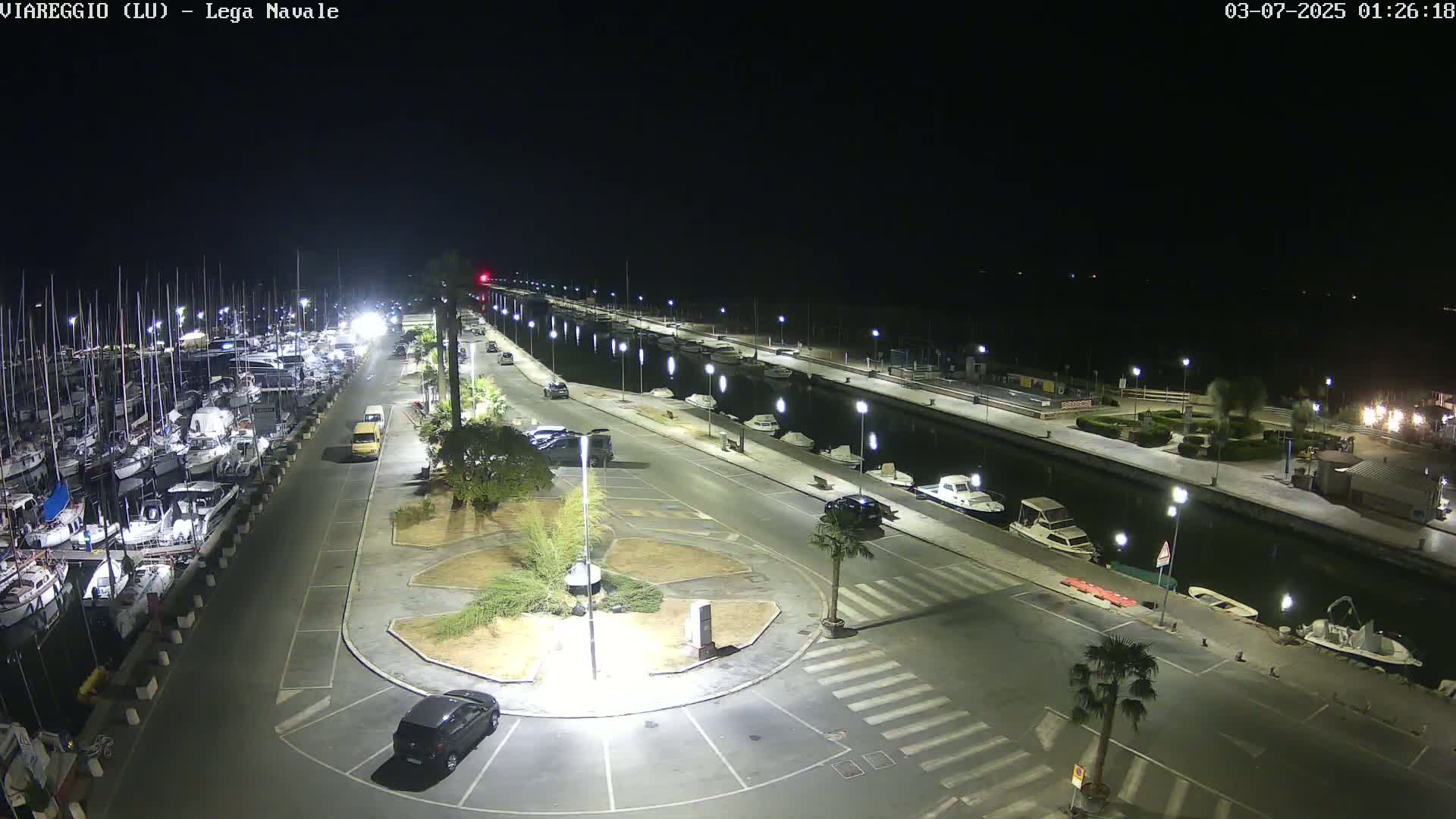 Viareggio, Naval League Coast Live Cam - Tuscany, Italy