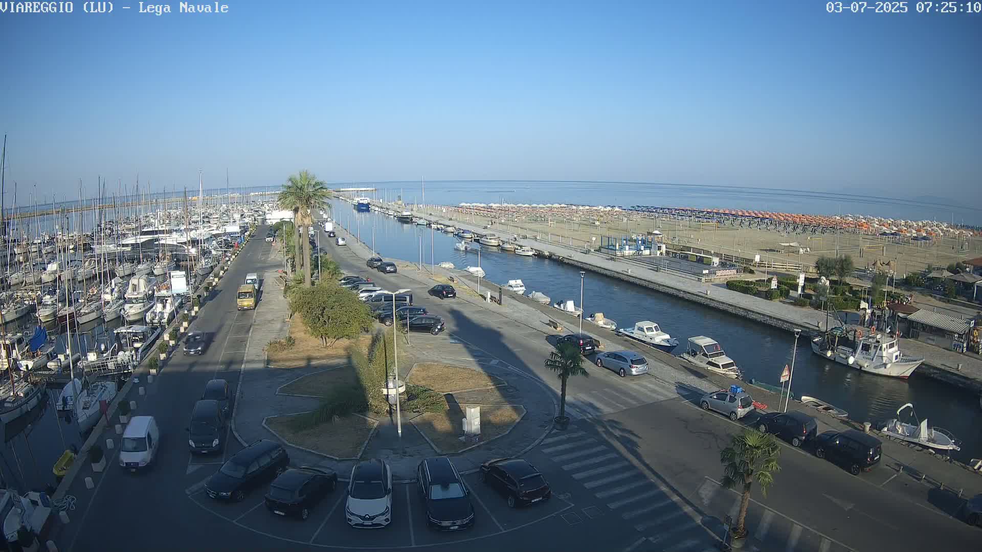 Viareggio, Naval League Coast Live Cam - Tuscany, Italy