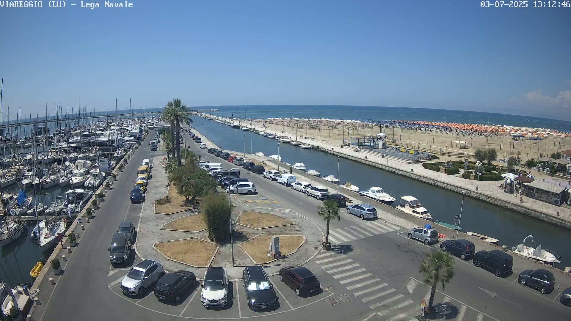 Viareggio, Naval League Coast Live Cam - Tuscany, Italy