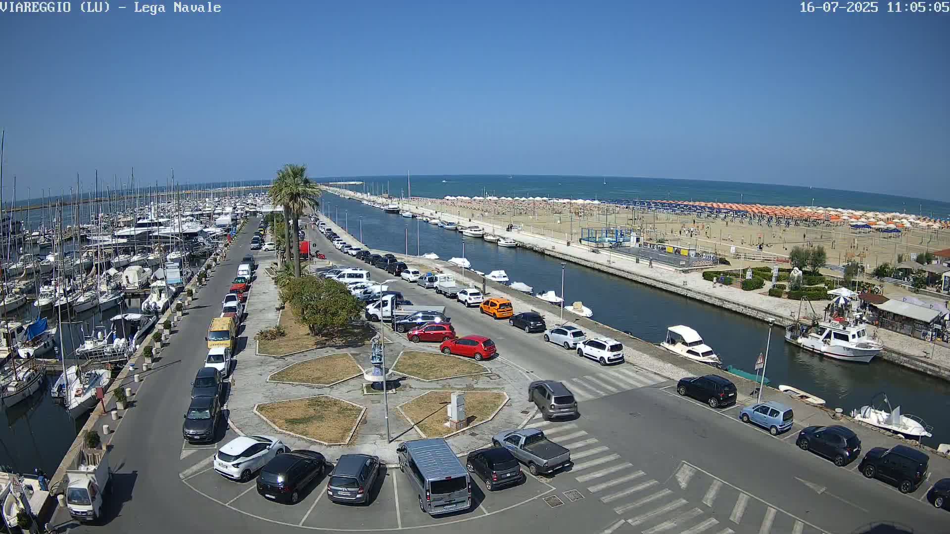 Viareggio, Naval League Coast Live Cam - Tuscany, Italy