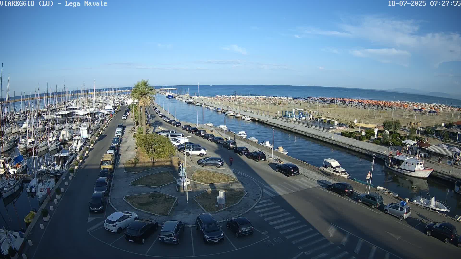 Viareggio, Naval League Coast Live Cam - Tuscany, Italy