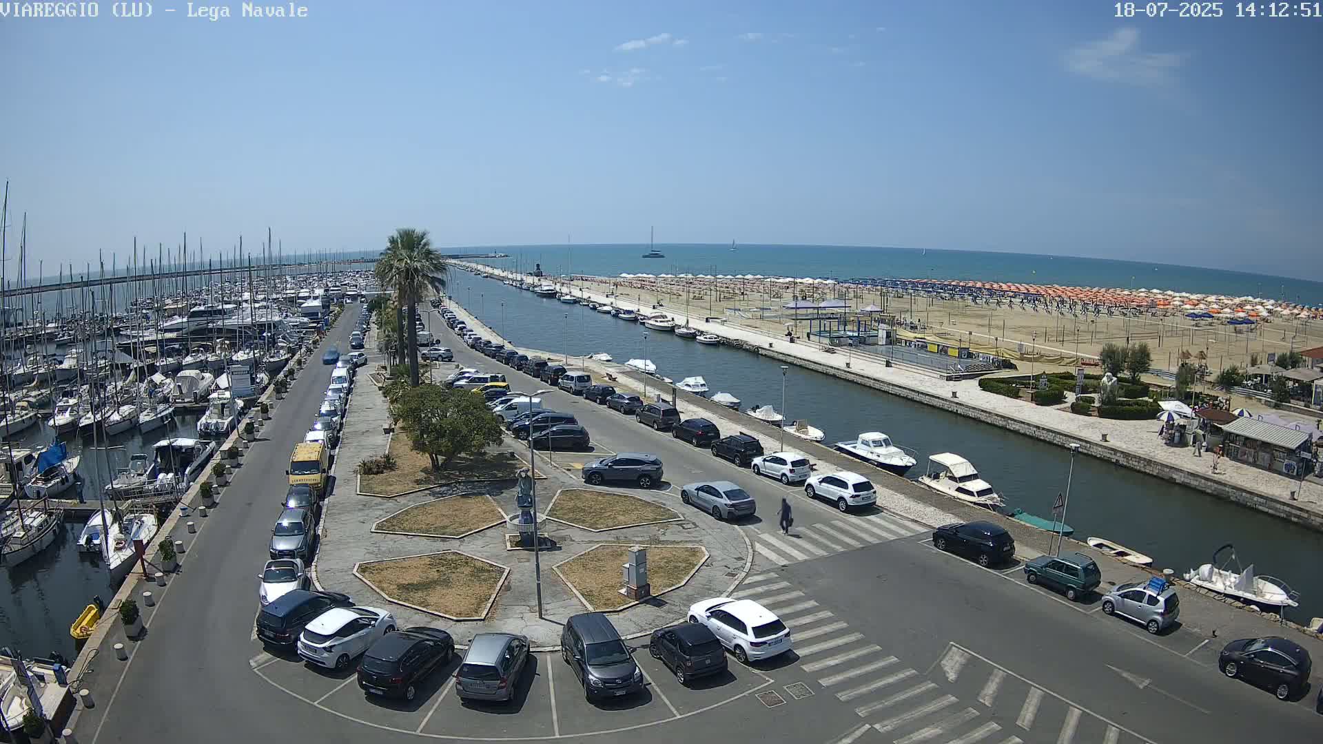Viareggio, Naval League Coast Live Cam - Tuscany, Italy