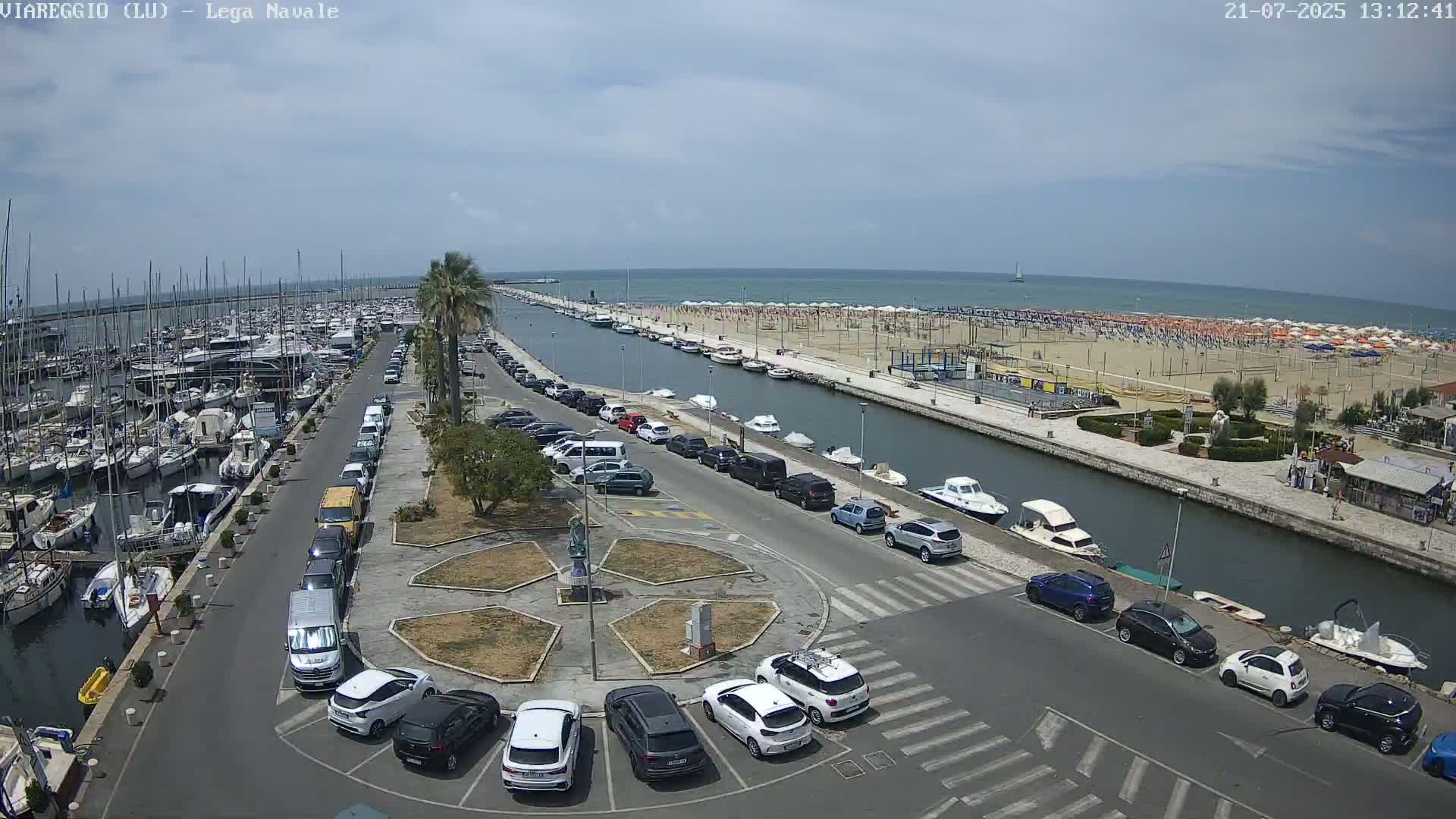 Viareggio, Naval League Coast Live Cam - Tuscany, Italy