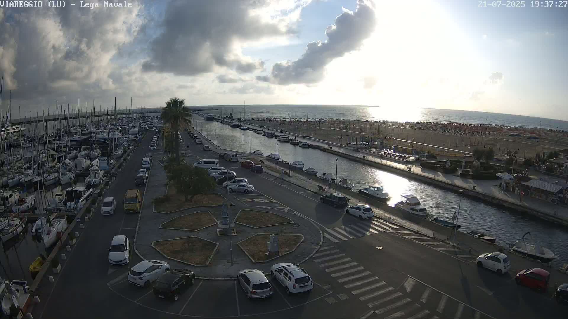 Viareggio, Naval League Coast Live Cam - Tuscany, Italy