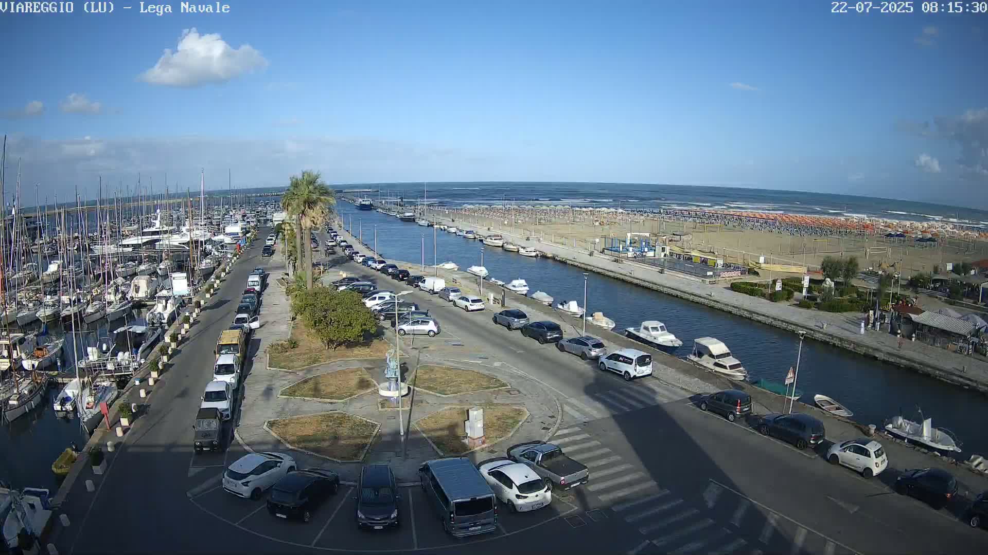 Viareggio, Naval League Coast Live Cam - Tuscany, Italy